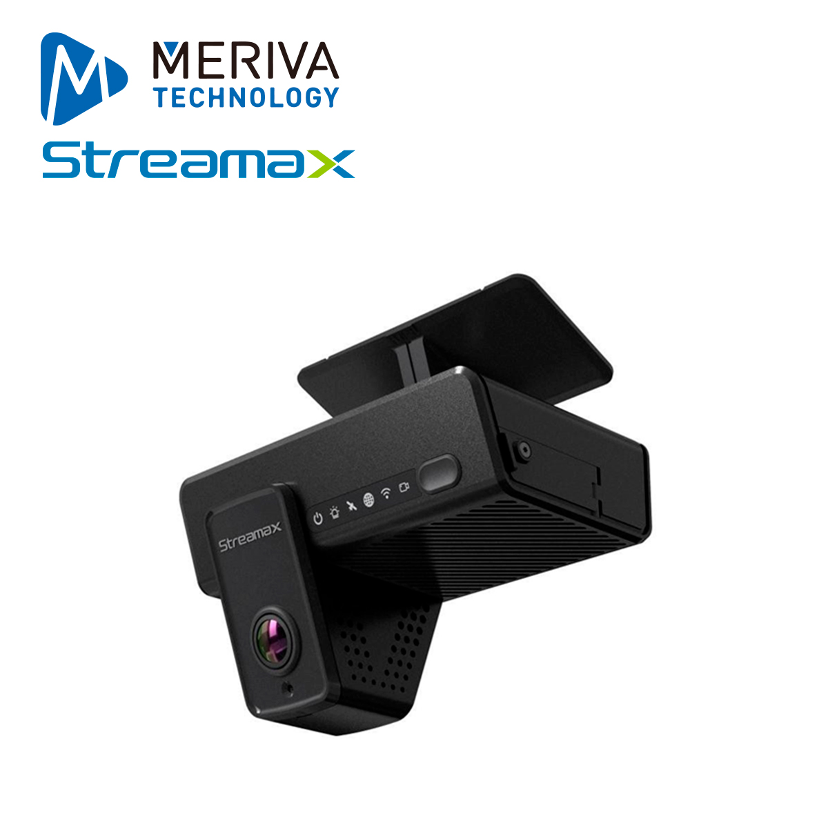 MDVR TIPO DASHCAM MERIVA STREAMAX C6 LITE 2.0 / 2MP / 2 LENTES / 4G / GPS / WIFI / SOPORTA 2 MICROSD HASTA 256GB / MICROFONO INTEGRADO / INTELIGENCIA ARTIFICIAL INTEGRADA / SENSOR DE SEIS EJES / BOTON DE PANICO
