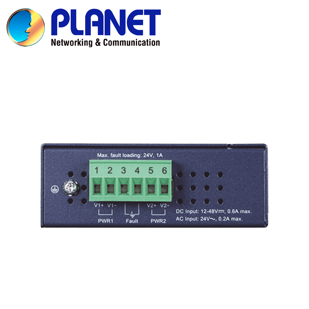 Convertidor De Medios Industrial Planet Ixt-705at / 1 Puerto RJ45 100M/1/2.5/5/10GBPS / 1 Puerto Optico Sfp+ 10GBPS / Doble Alimentacion 12-48VCD/24VCA / Montaje Din-rail/pared / Temperatura Operacion -45 - 75 Grados Celsius