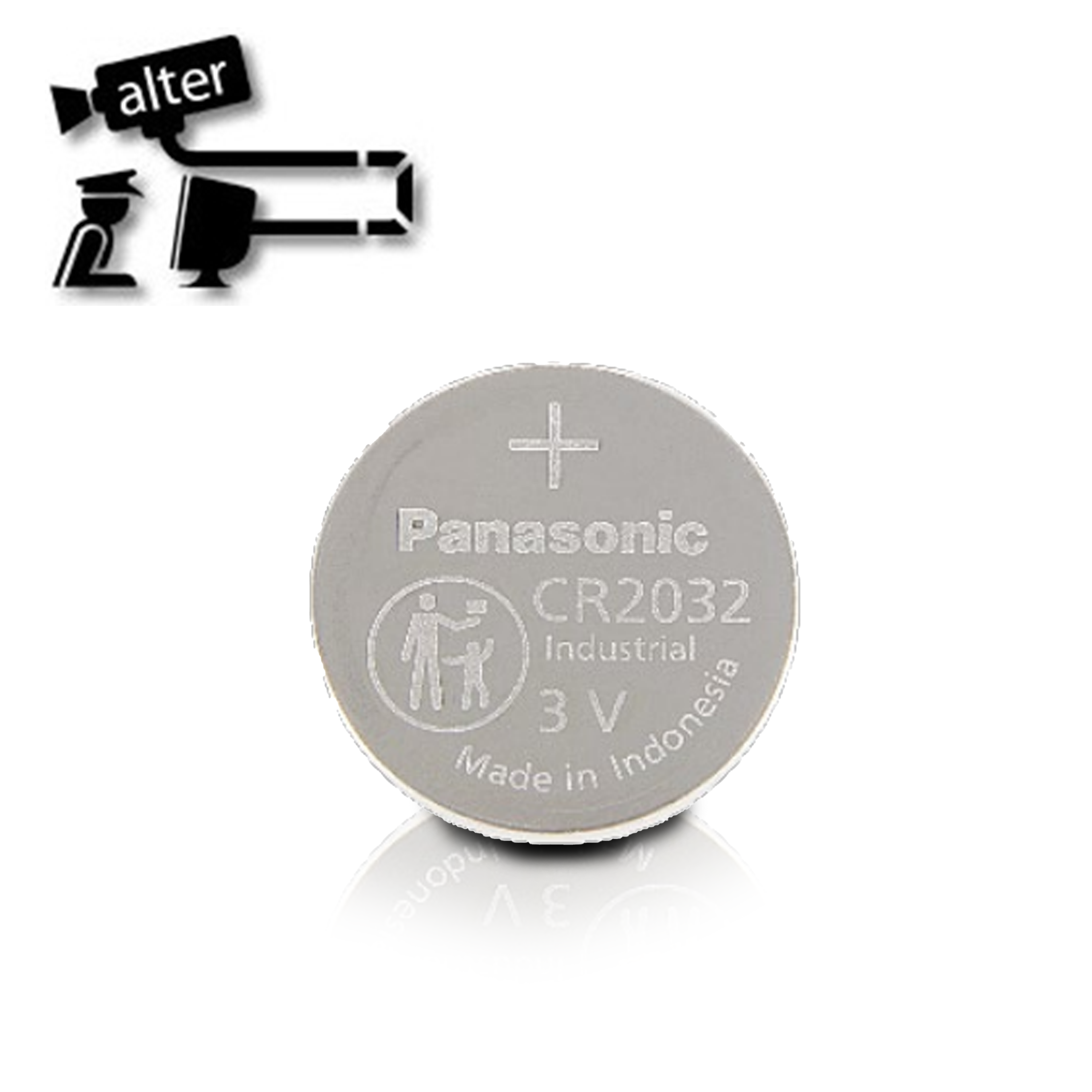 BATERIA LITIO PANASONIC CR2032 3V 225MAH TIPO MONEDA PARA USO EN CONTROLES REMOTOS Y RESPALDO DE MEMORIAS TEMPERATURA OPERACIÓN -30 A 85 GRADOS CELSIUS