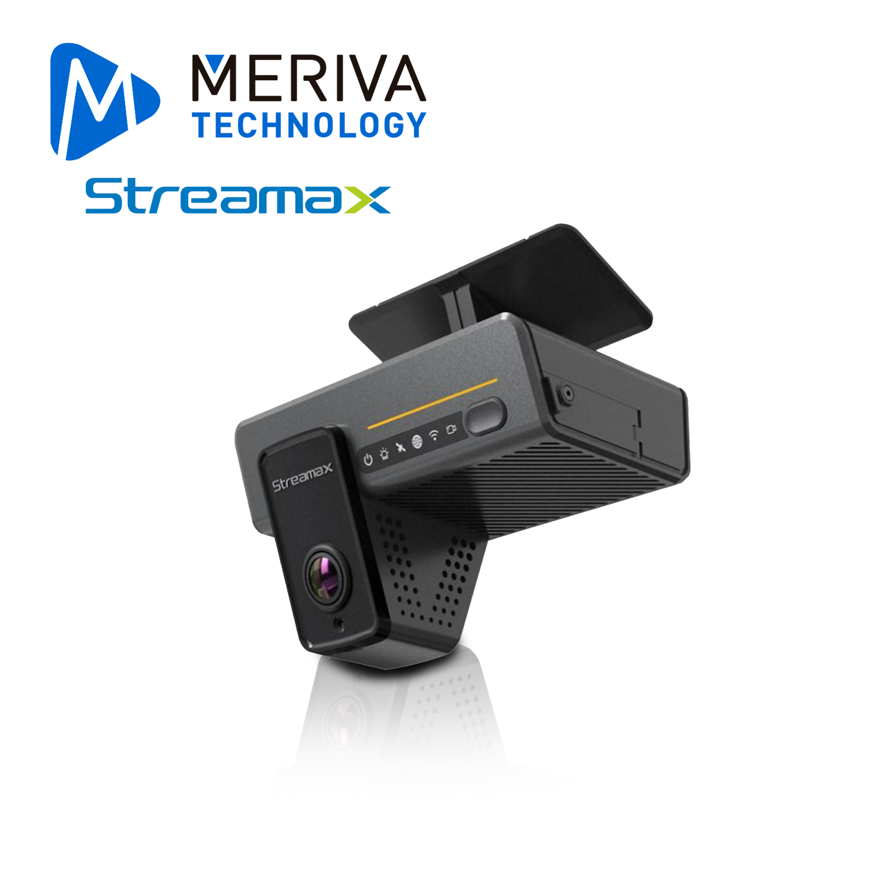 Mdvr Tipo Dashcam Streamax Adplus 2.0-V1.1 / 5 MP Camara Frontal - 2 MP Camara Cabina / 1 Salida De Video / 1 Entrada + 1 Salida De Audio / 4 Entradas De Alarma / 4G / GPS / Wifi / Puerto Mini USB / Soporta 2 Micro Sd (hasta 1 Tb) / 12-24 Vcd / Soporta Dos Camaras Adicionales (1 AHD + 1 Ip)