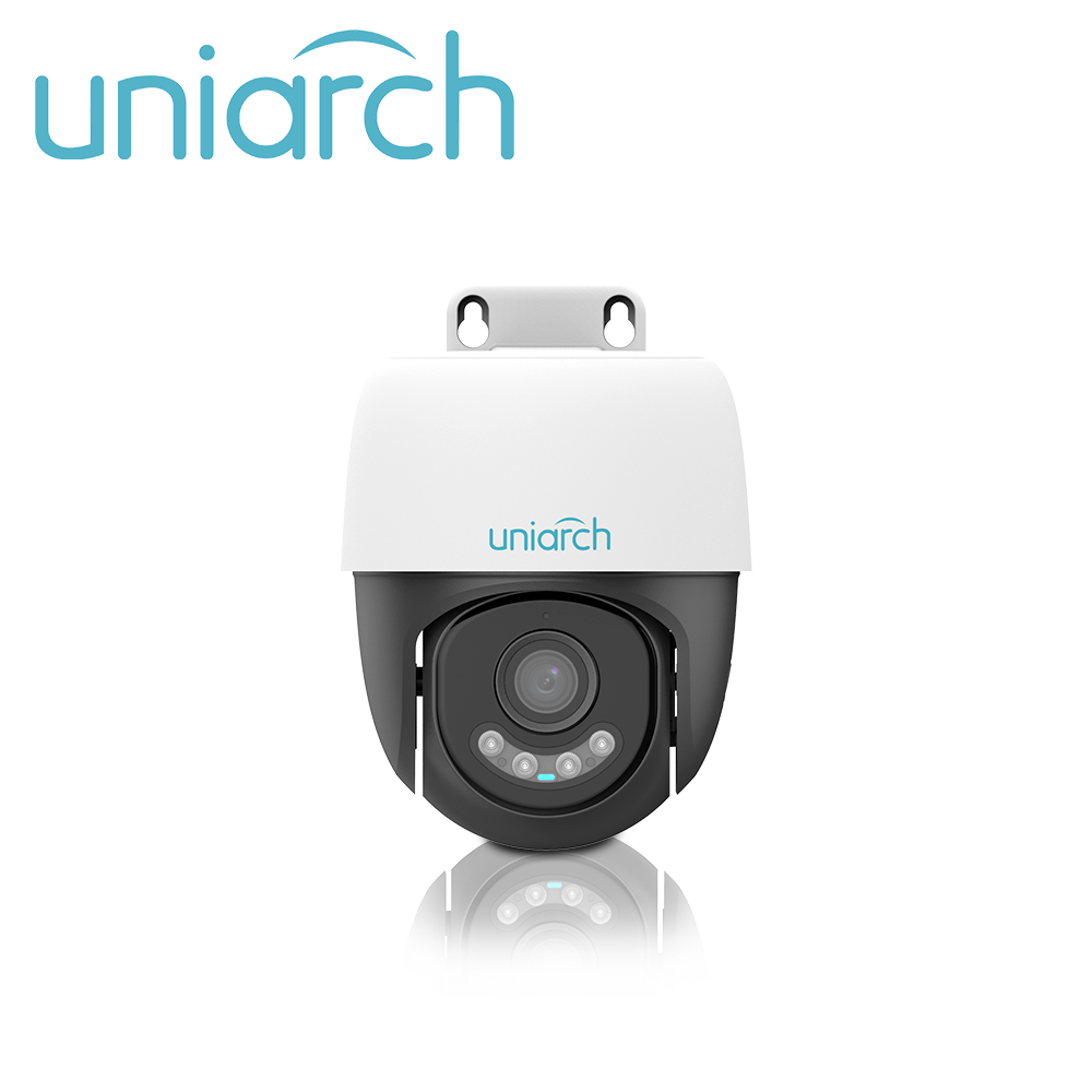 CAMARA IP MINI PTZ WIFI UNIARCH Uho-P2A-M3F4D / 3MP / LENTE 4MM / DWDR / IR30M / LUZ-CALIDA10M(DUAL-LIGHT) / MICROSD512GB / MICROFONO+ALTAVOZ-INTEGRADO / HUMAN-BODY-DETECTION / PANEO+TILDEO / IP66 / GRAFENO / ULTRA265 / 12VCD / SERIE PANDA P
