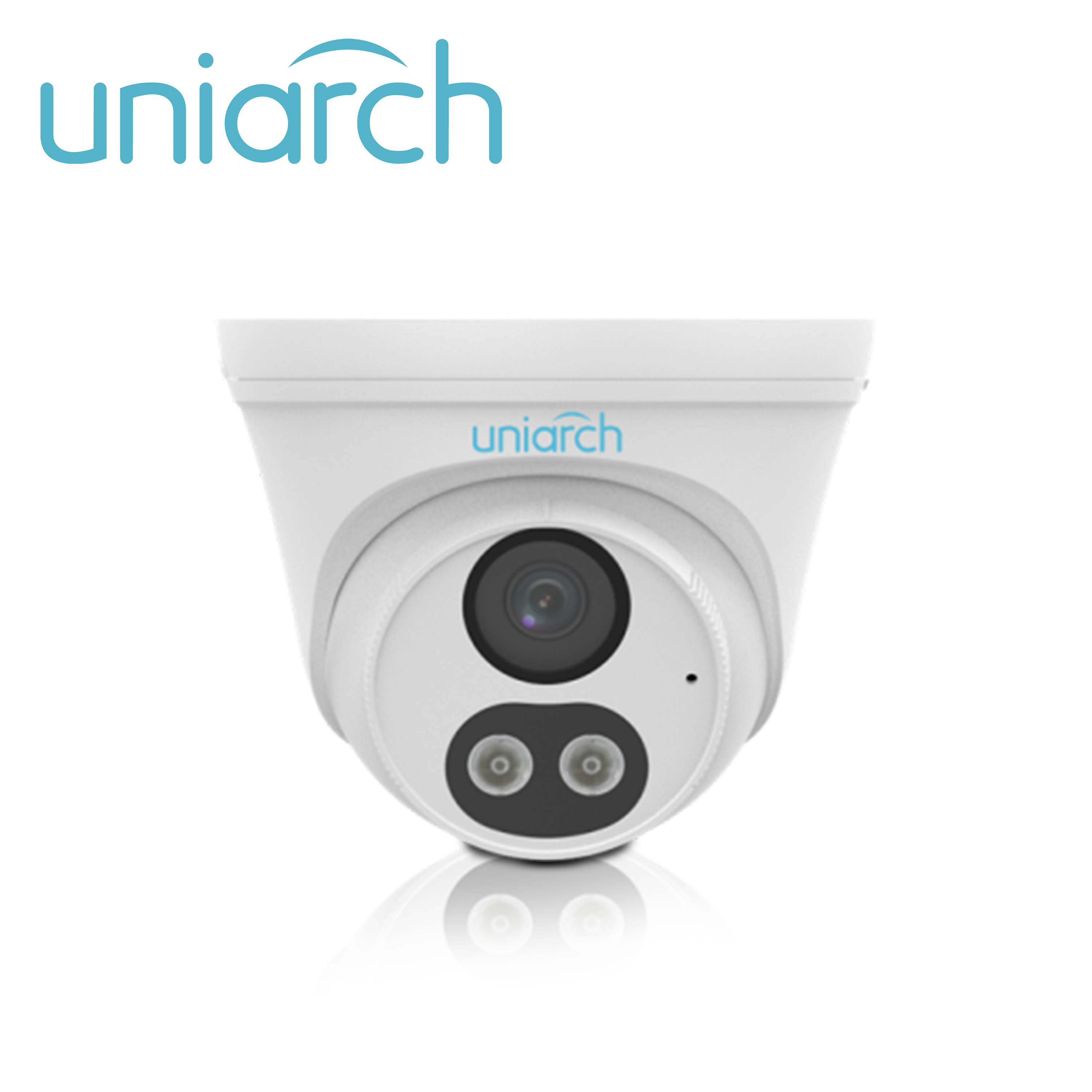 CAMARA IP TURRET UNIARCH IPC-T132-AF28-DL-E / 2MP / LENTE 2.8MM / DNR / IR30M / DUAL-LIGHT / MICROFONO-INTEGRADO / HUMAN-BODY-DETECTION 2.0 / POE-AF ONVIF / 3-AXIS / IP67 / GRAFENOPLASTICO / ULTRA265 /  - Dahua