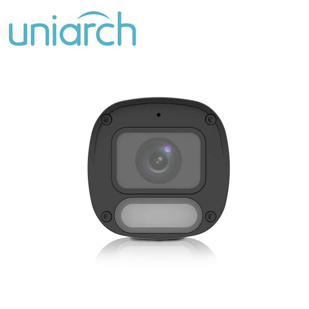 CAMARA IP BULLET OWLVIEW UNIARCH IPC-B242-ADF28K-WP / 2MP / LENTE 2.8MM / TRUE-WDR120DB / LUZ-CALIDA30M-LUZ-BLANCA30M / MICROSD512GB / MICROFONO-INTEGRADO / ULTRA-MOTION-DETECTION / POE-AF / ONVIF / NDAA / 3-AXIS / IP67 / GRAFENO+PLASTICO / ULTRA265 / SERIE HALO / MODOCORREDOR