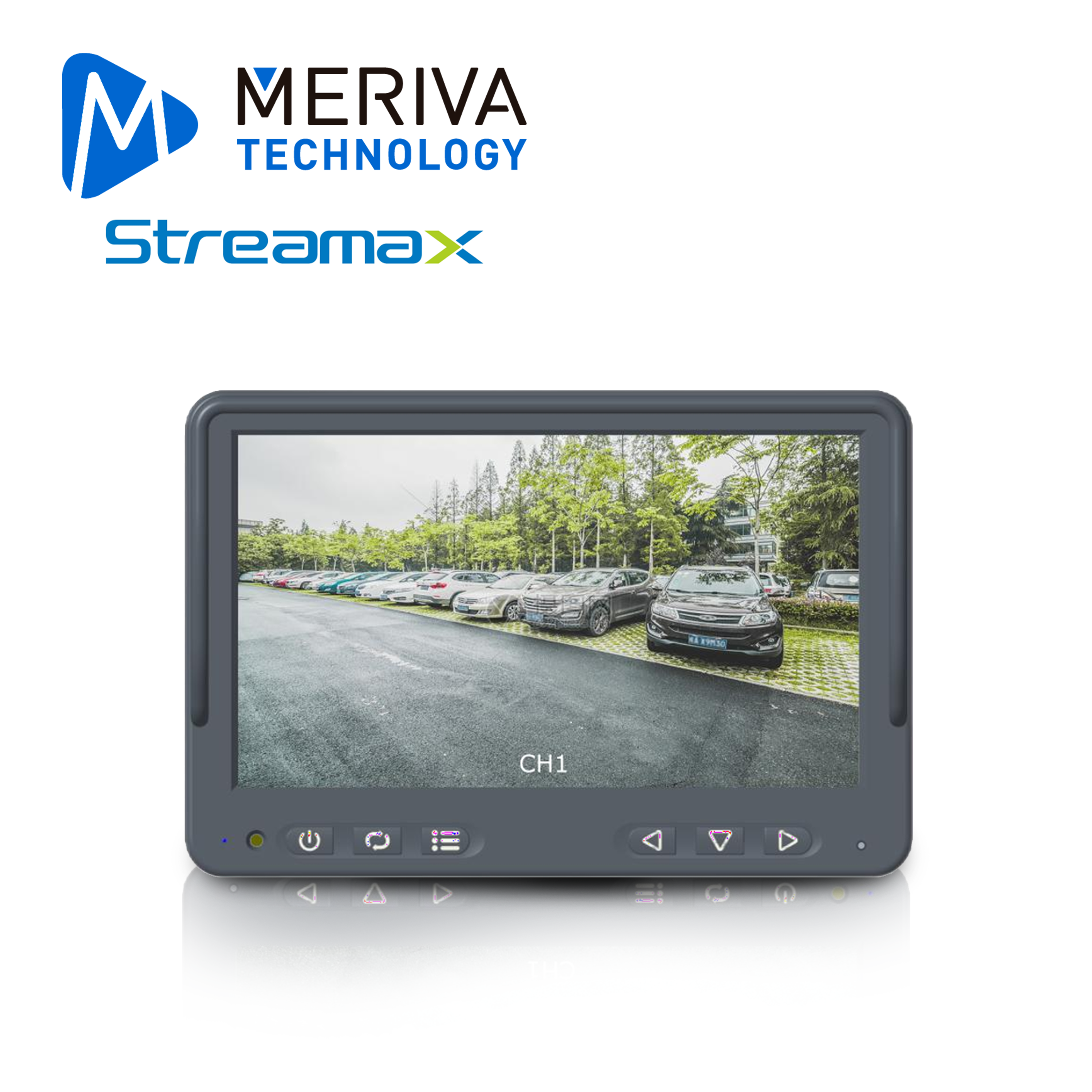 Monitor Movil Streamax Mdp7s / 7 Pulgadas / Conector Din 4 Pines / Altura Ajustable / Funciona Solo Para Visualizacion / Compatible Con Mdvrs Con Salida De Video 4 Pines