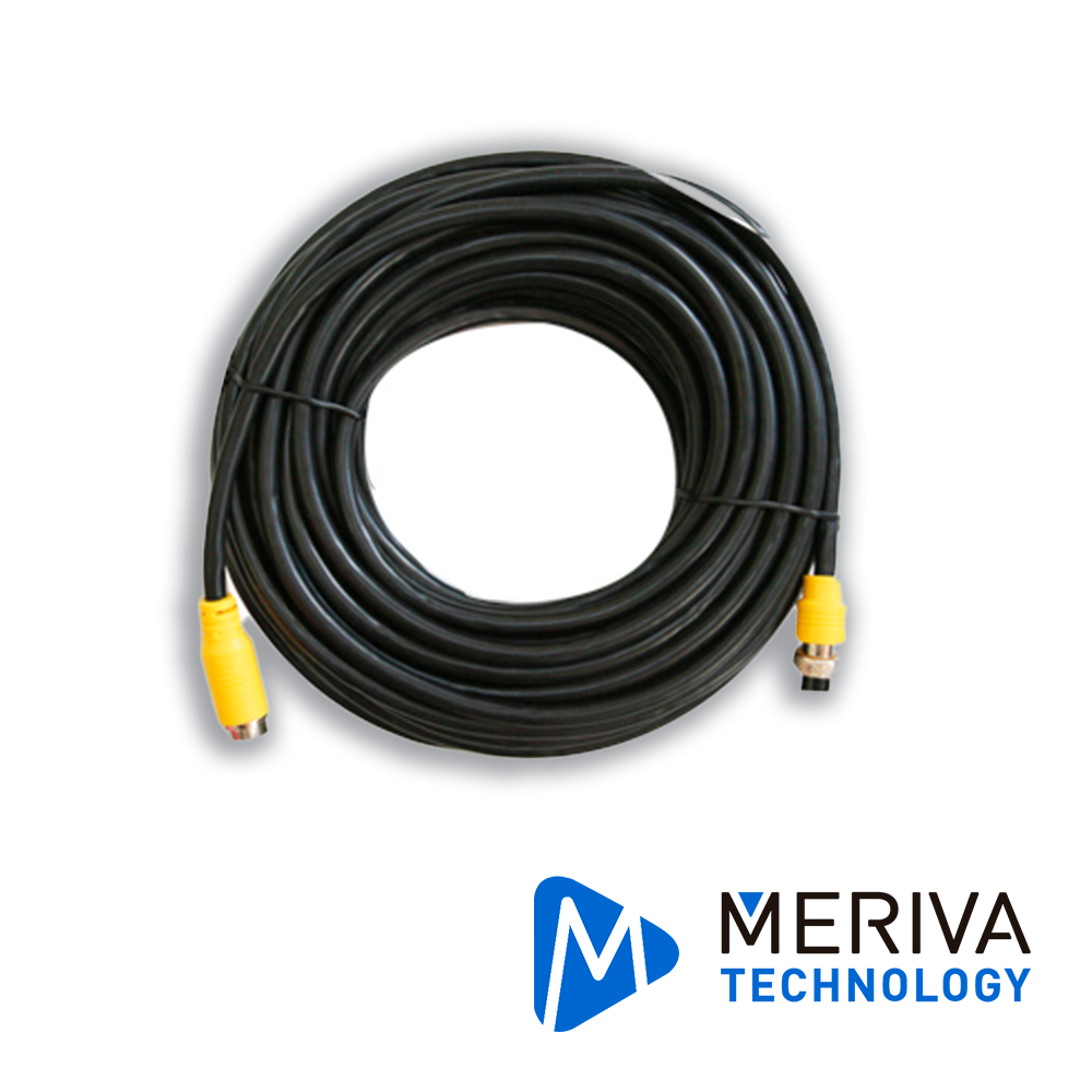 Cable Din De Aviacion Streamax Mcbip90 / 6 Pines / 9 Metros / Compatible Con Camaras IP
