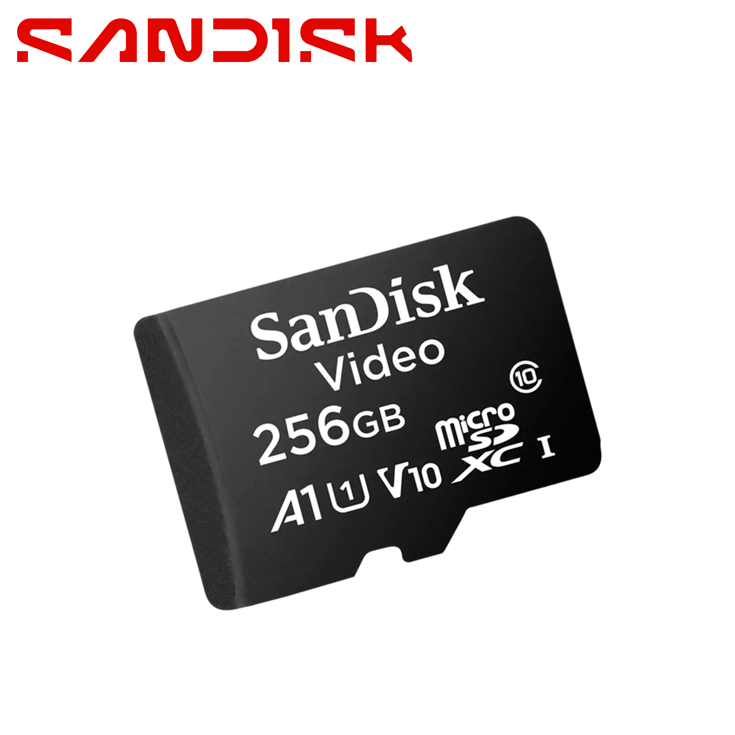 TARJETA MEMORIA MICRO SD XC SANDISK VIDEO 256GB SDSDQAS5-256G-BP / OPTIMIZADA PARA VIDEOVIGILANCIA 24/7 / ALTA RESISTENCIA / OPERA EN TEMPERATURAS DE -25 A 85 GRADOS CENTIGRADOS / ESPECIAL PARA CAMARAS IP Y DVR MOVIL