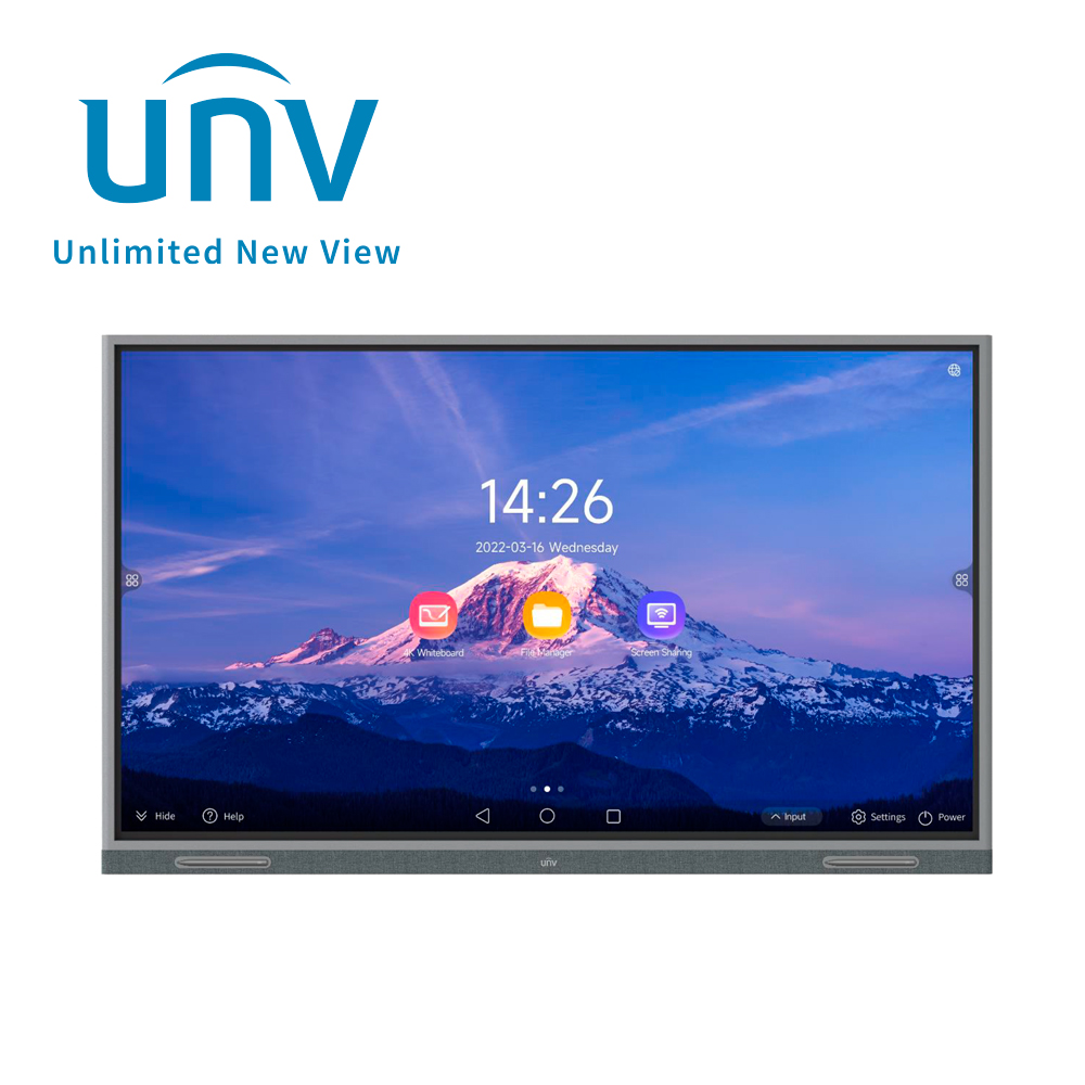 PANTALLA INTERACTIVA UNV MW3575-U-S 75PULGADAS / OS ANDROID 8.0 / QUAD-CORE / AND MALI G51 GPU / DDR4 3GB / EMMC 32GB / PANTALLA TÁCTIL INFRARROJA / MULTITÁCTIL DE 20 PUNTOS / 3 HDMI IN 4K / VGA / AV E/S / AUDIO E/S / RED LAN E/S / BOCINAS 17W / WIFI 2.4G / 5G / BLUETOOTH 5.0 / 24 LENGUAJES INCLUIDO ESPAÑOL / INGLES / VESA 600x400 / AC 100 A 240V / 50/60 HZ - Lg