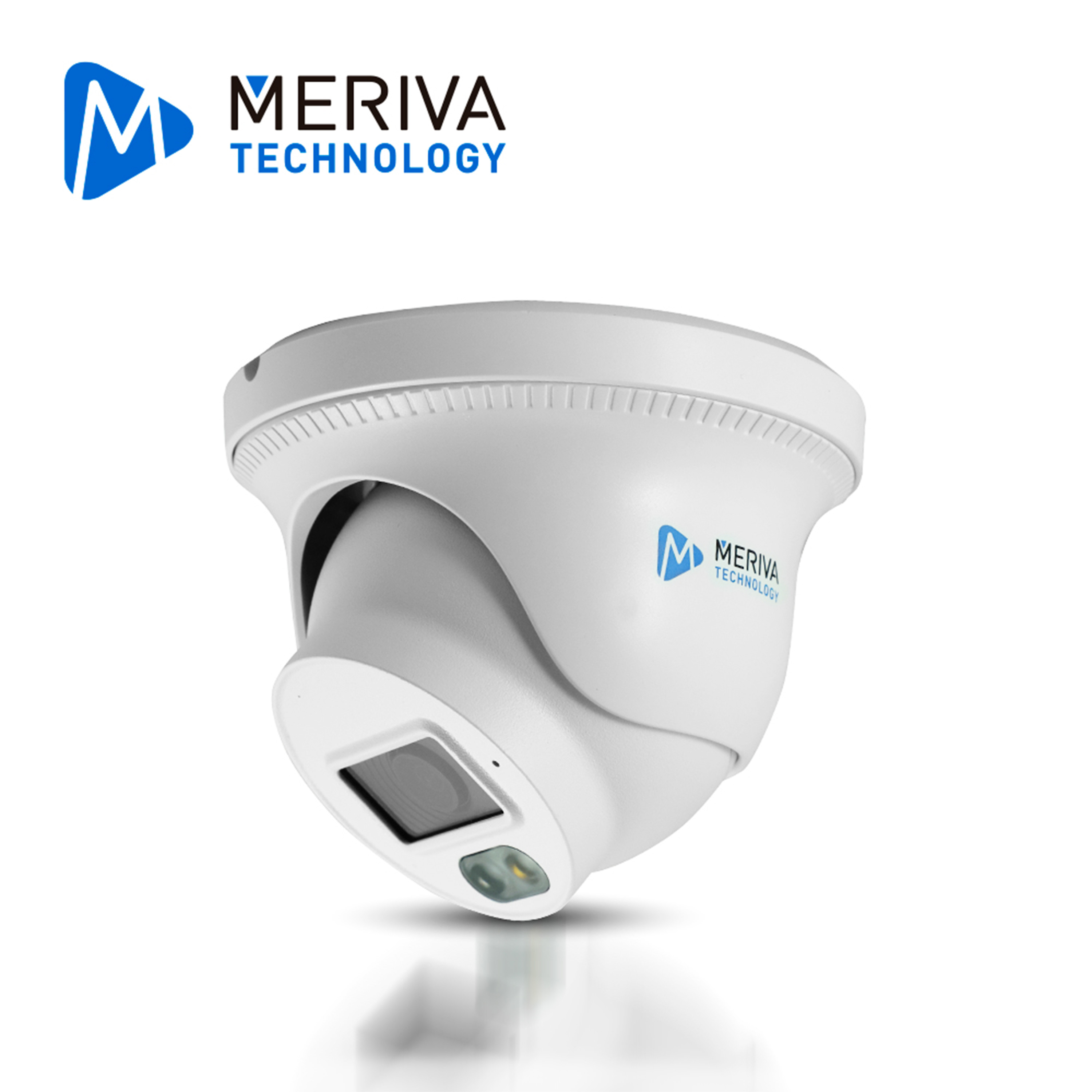 CAMARA IP DOMO MERIVA TECHNOLOGY MTD-202D / 2MP / H.265+ / 2.8MM / ILUMINACION DUAL (10 - 20M IR / LUZ CALIDA) / IP67 / METAL-PLASTICA/ SOLO POE / MICROFONO INTEGRADO / MIA 2.0 / ONVIF / VIDEO ESTRUCTURADO INTRUSION - CRUCE DE LINEA
