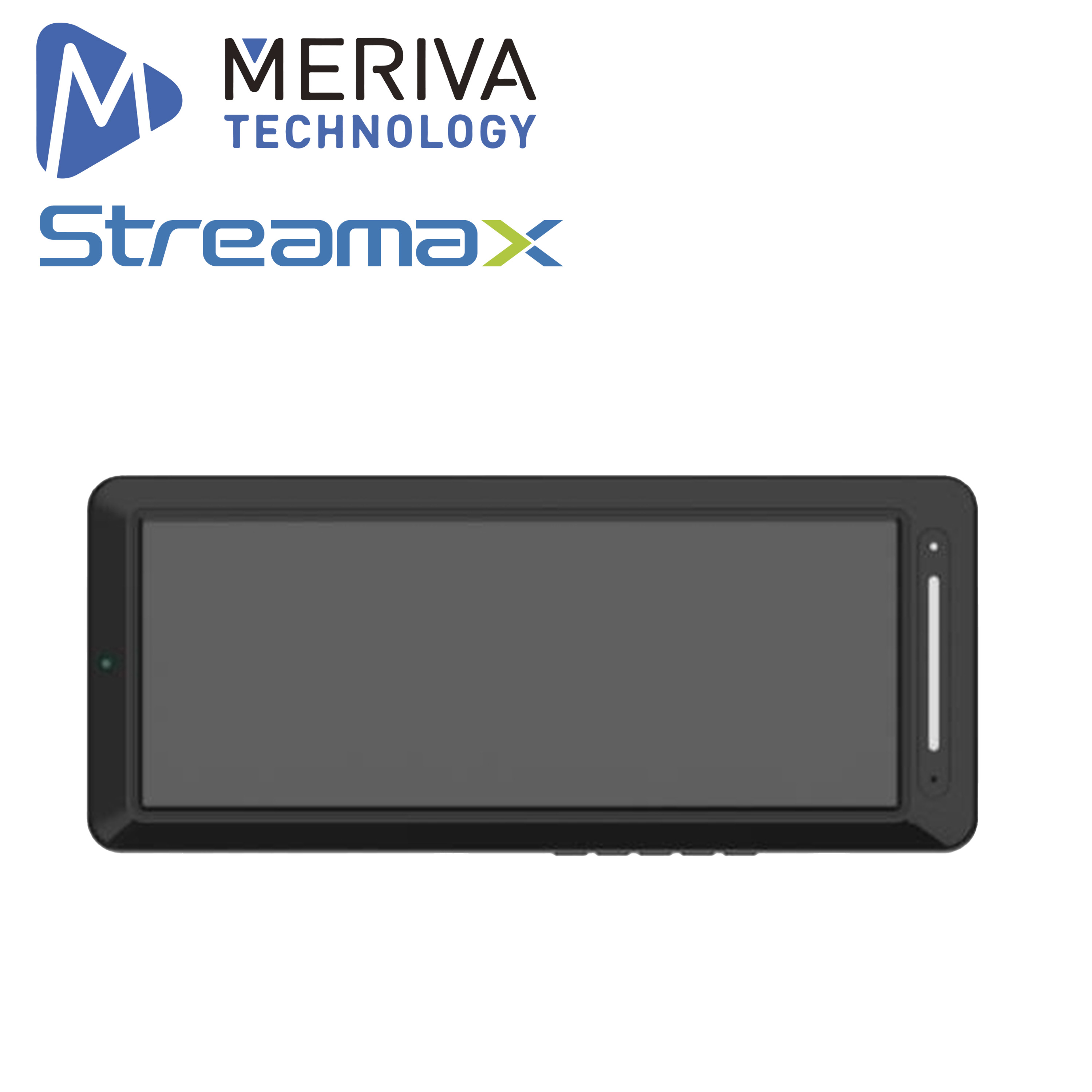 Display Tipo Retrovisor Streamax Mdp12s / 12.3 Pulgadas / Conector Din 4 Pines / Transmision De Video Y Audio De Camara Ipc / Pantalla Antirreflejo / Doble Vista Con Punto Ciego