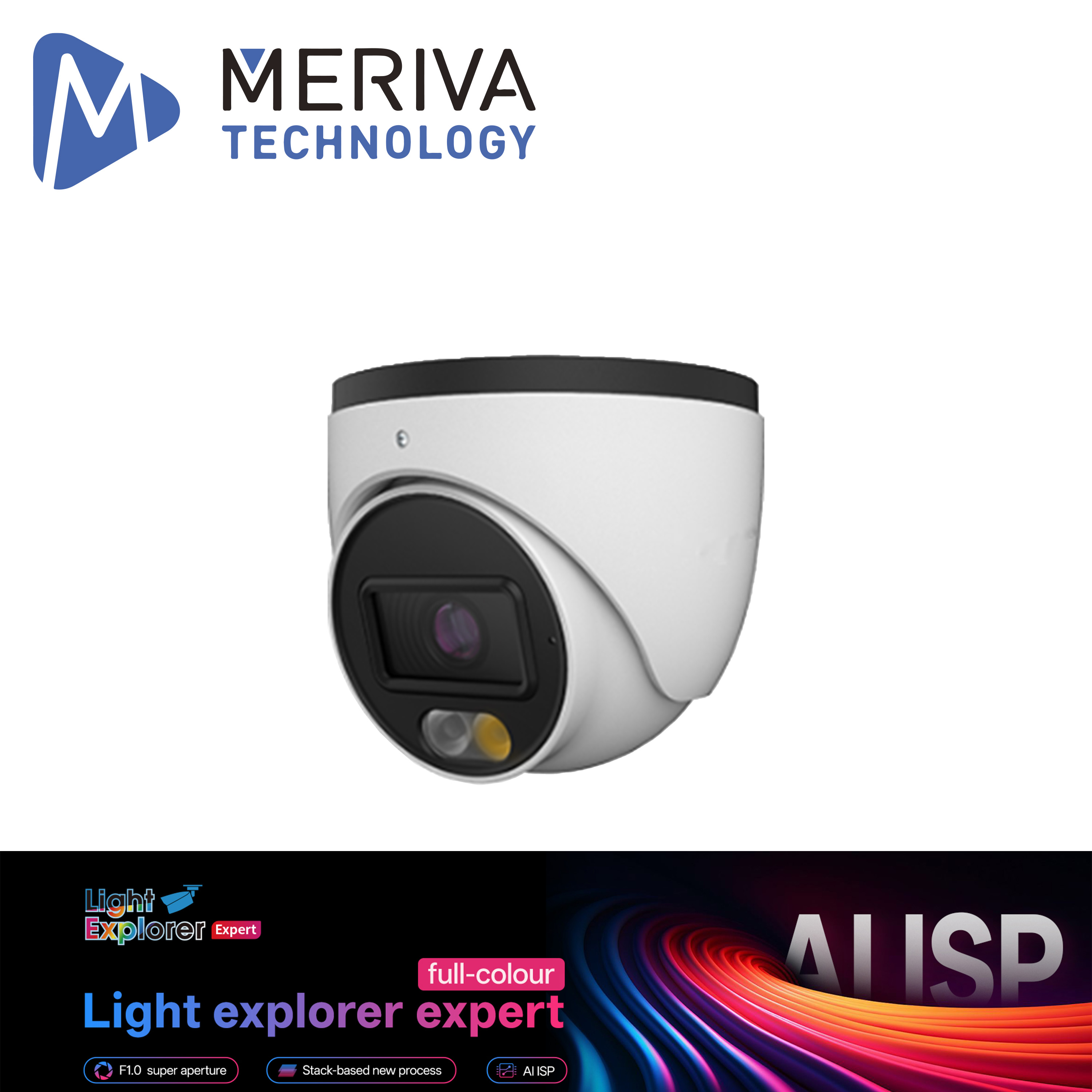 CAMARA IP TURRET MERIVA TECHNOLOGY MTD-400UC / 4MP / H.265+ / 2.8MM / ULTRA COLOR AI ISP LUZ CALIDA 20M / IP67 / METALICA / 12 VCD / POE / SOPORTA MICRO SD HASTA 512 GB (NO INCLUIDA) / ENTRADA DE AUDIO / MICROFONO INTEGRADO / MIA 2.0 / ONVIF / VIDEO ESTRUCTURADO INTRUSION - CRUCE DE LINEA - OBJETO PERDIDO O ABANDONADO