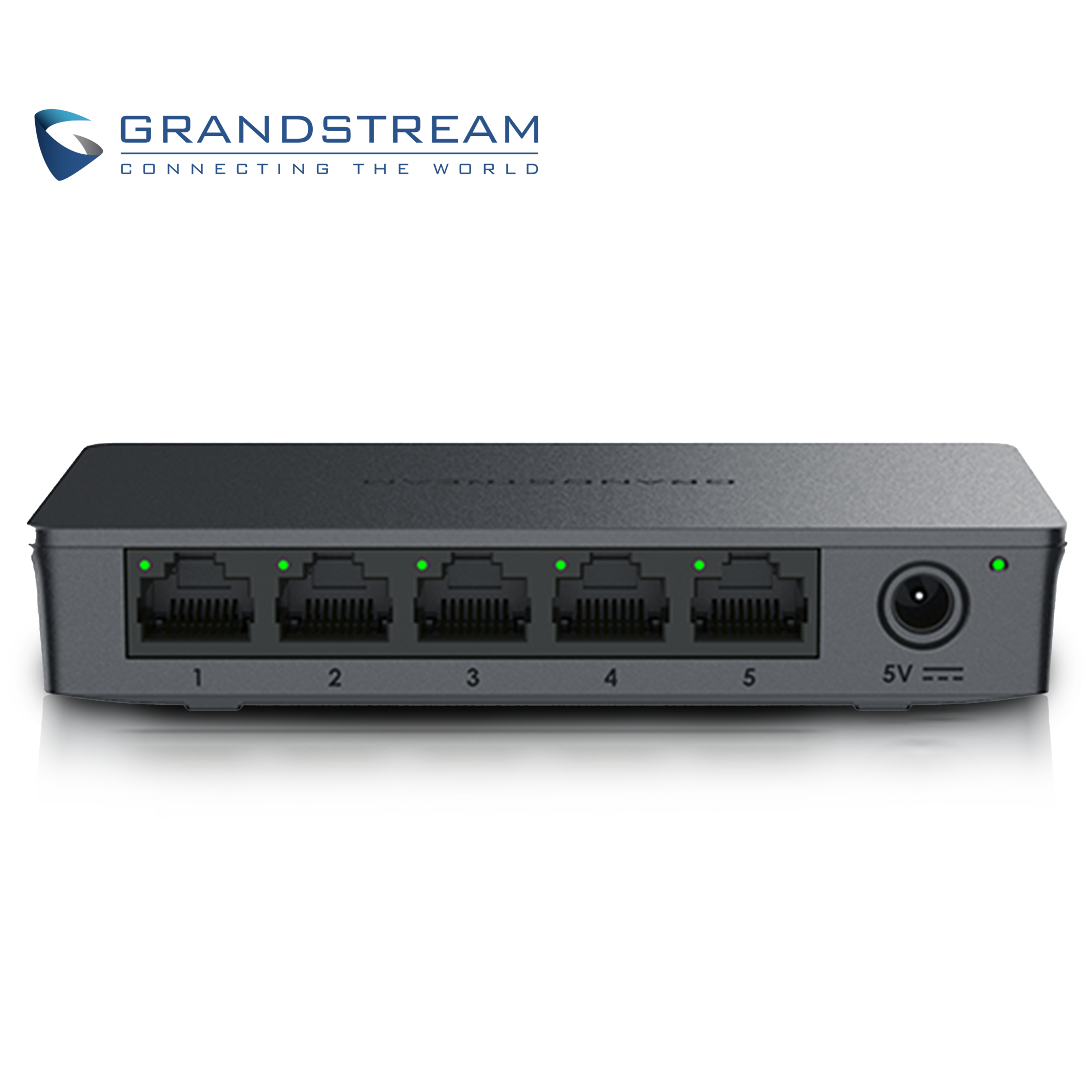 SWITCH NO ADMINISTRABLE GRANDSTREAM GWN7700 / 5 PUERTOS 10/100/1,000MBPS / MONTAJE ESCRITORIO/PARED / ALIMENTACION 5VCD/0.6A / PLASTICO