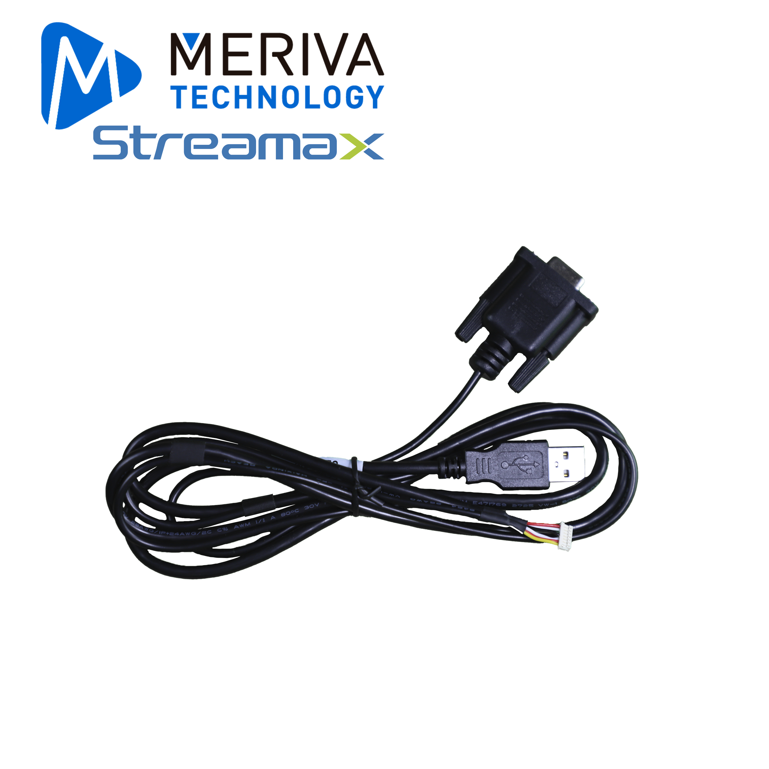 CABLE DE PRUEBA USB - CP5 MERIVA STREAMAX MUSBTC / USB-A MACHO + DB9 HEMBRA, TJC3-7P-P1.25 / 1M / COMPATIBLE CON DVRs MOVILES DE SERIA A8PRO
