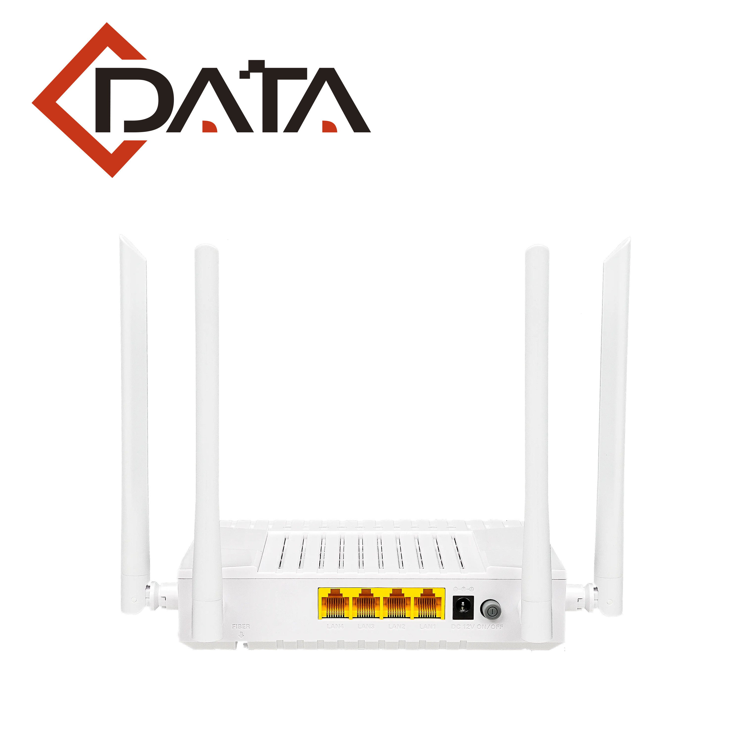 ONU / ONT C DATA FD514GD-R550 XPON / 4 PUERTOS GE / WIFI DOBLE BANDA 2.4G Y 5G / VELOCIDAD GPON HASTA 2.488 GBPS / COMPATIBLE CON GPON Y EPON / SOPORTE VLAN Y CONTROL DE ANCHO DE BANDA
