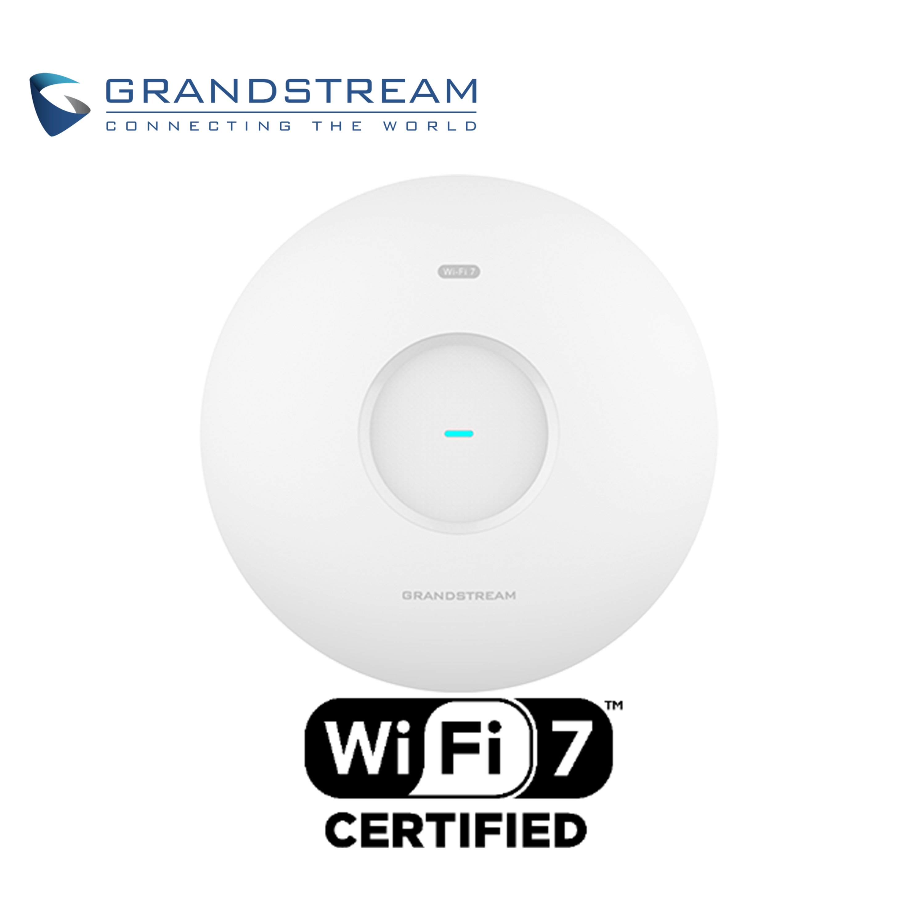 Access Point Wifi 7 Interior Grandstream Gwn7670 / 802.11AX/BE / / Mimo 2X2 / Velocidad 3.6GBPS / 256 Clientes Simultaneos / 2 Puertos 2.5GBPS Wan/lan / Alimentacion POE Af/at / Controlador 50 APS Incorporado / No Incluye Inyector POE