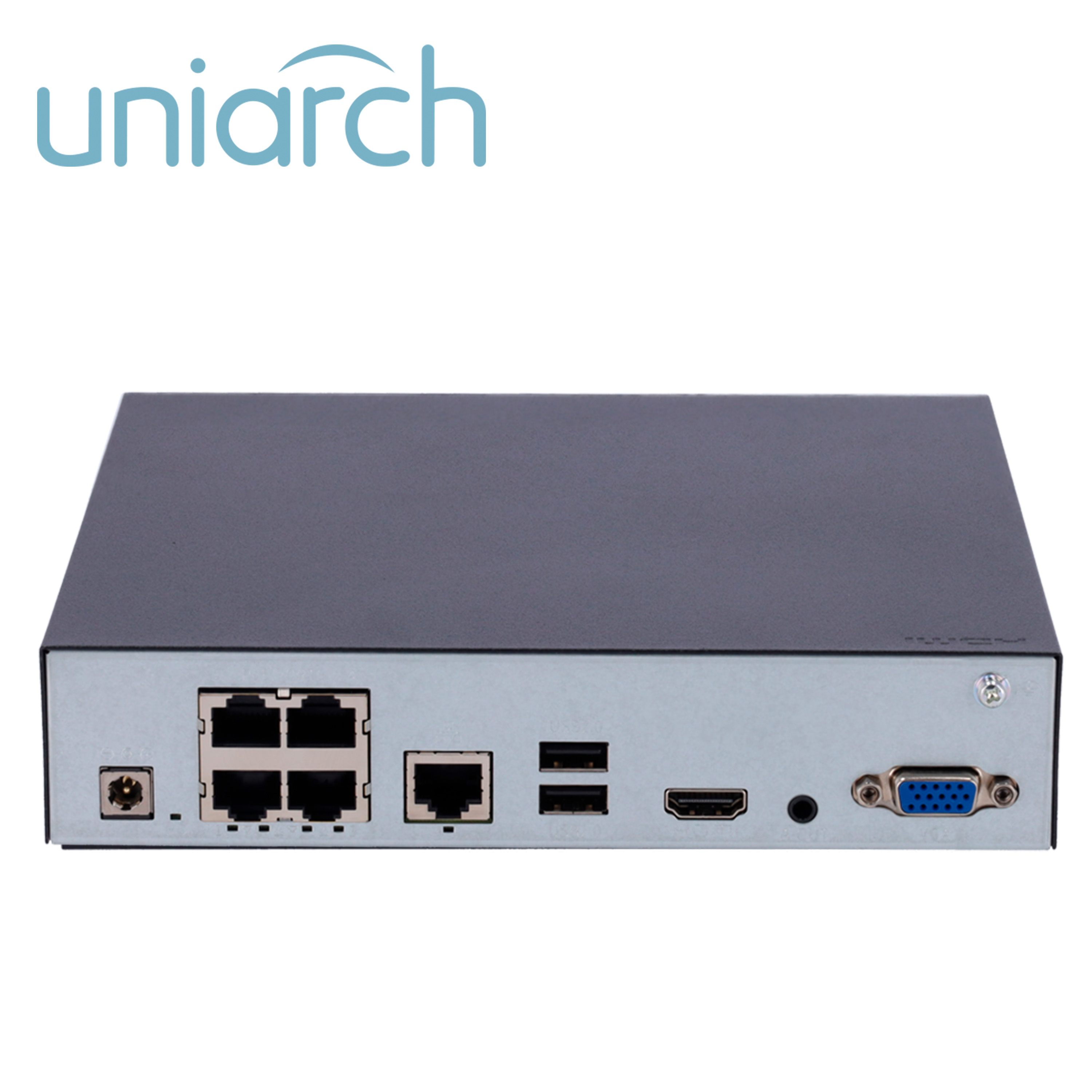 NVR Uniarch 8 Canales Nvr-108s3-p8-eco / Plug&play / 6 MP / 8 Ch POE / Modo Corredor / Capacidad 1 Disco Duro De 6 TB / Salida HDMI / Salida VGA Simultaneas / 64 Mbps / Ultra265 / USB 2.0 / Analiticas Sip / Cloud