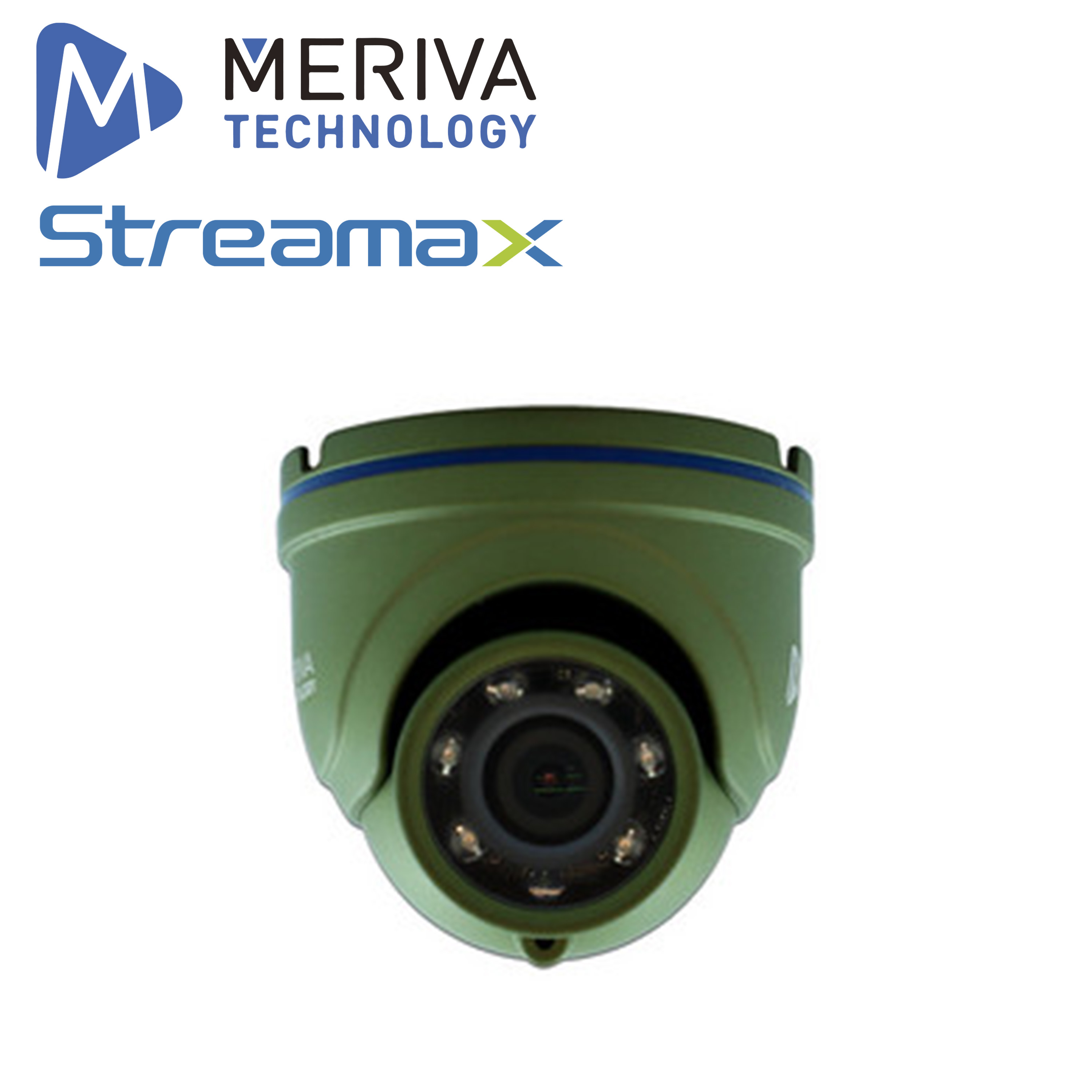 Camara Domo AHD Streamax Mc303v2 / 2MP / 2.8MM / 5M IR / Ip54 / Conector Din 4 Pines / 12 Vcd / Interior / Microfono Integrado
