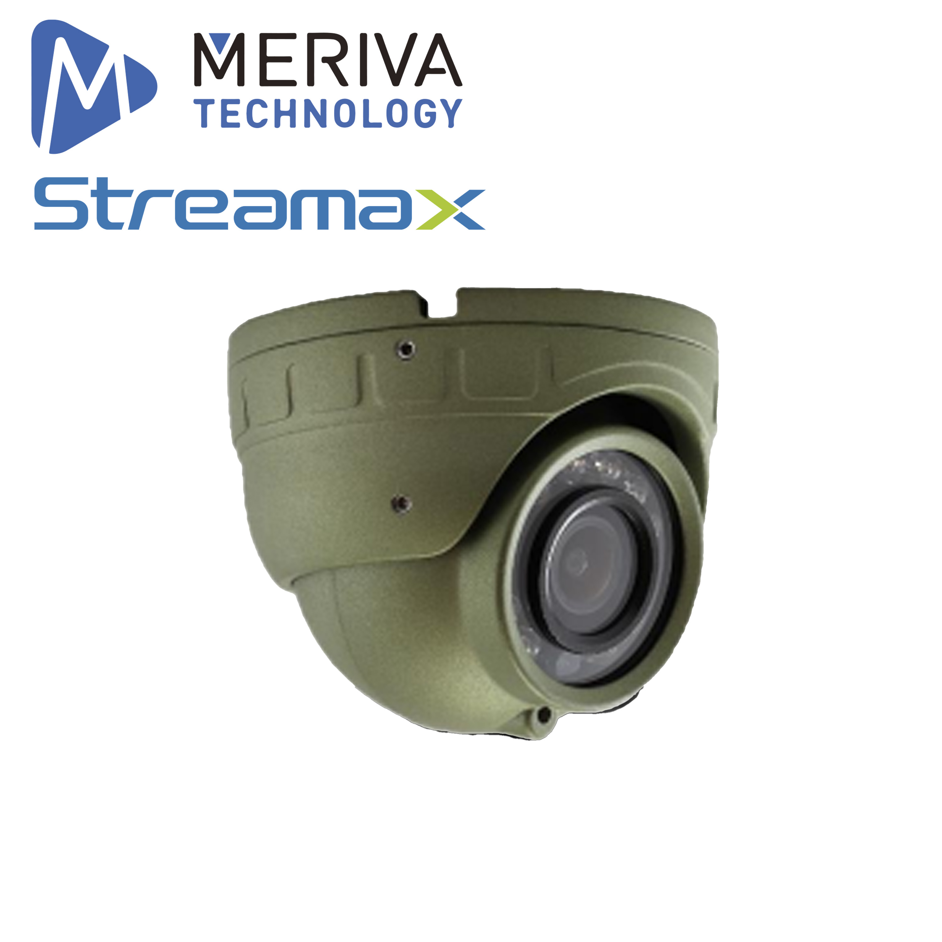 Camara Domo AHD Streamax Mc303v2 / 2MP / 2.8MM / 5M IR / Ip54 / Conector Din 4 Pines / 12 Vcd / Interior / Microfono Integrado