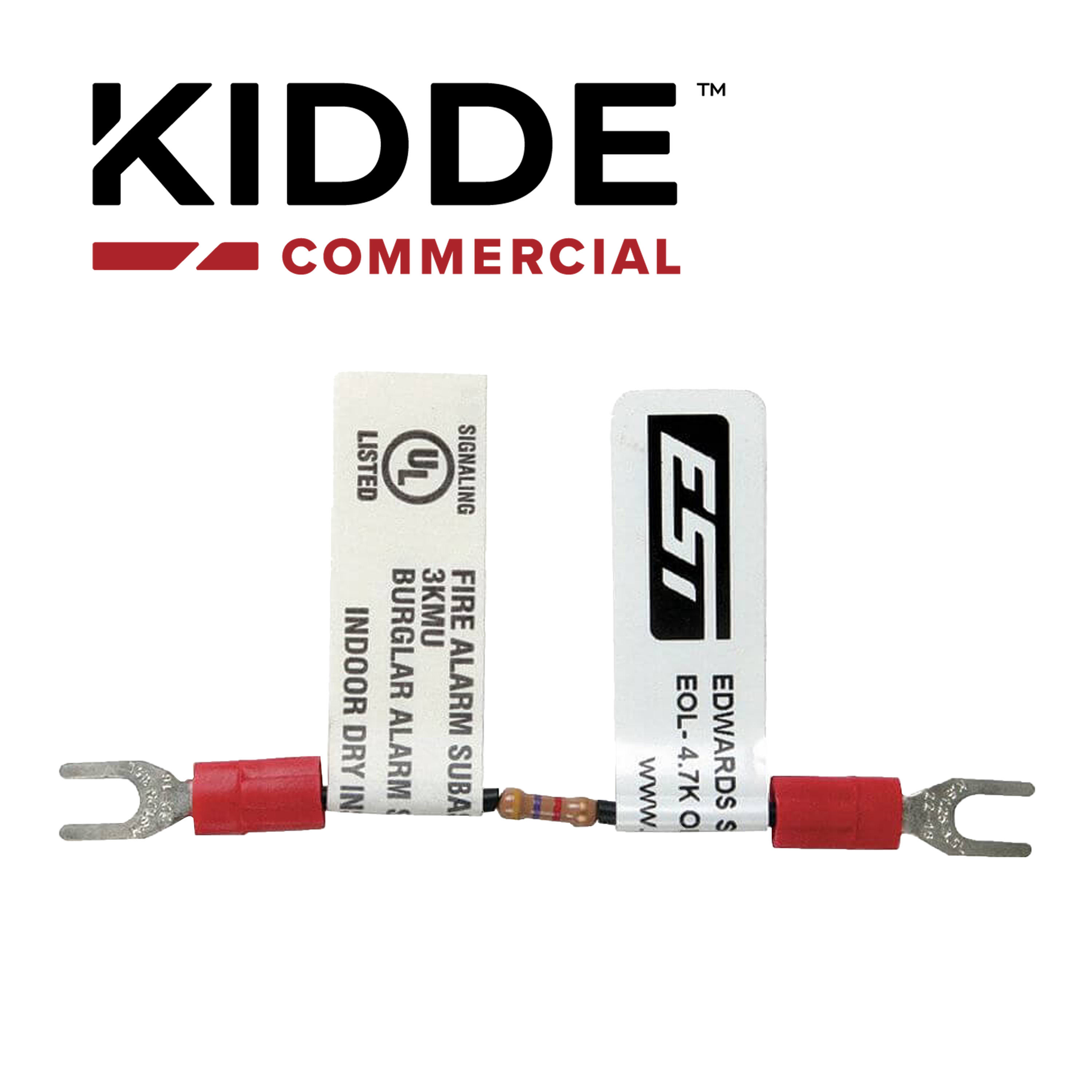 RESISTENCIA DE FIN DE LINEA EOL47 / 4.7K? CERTIFICADO UL / COMPATIBLE CON PANELES KIDDE Y DE TERCEROS/ PAQUETE DE 7 PIEZAS
