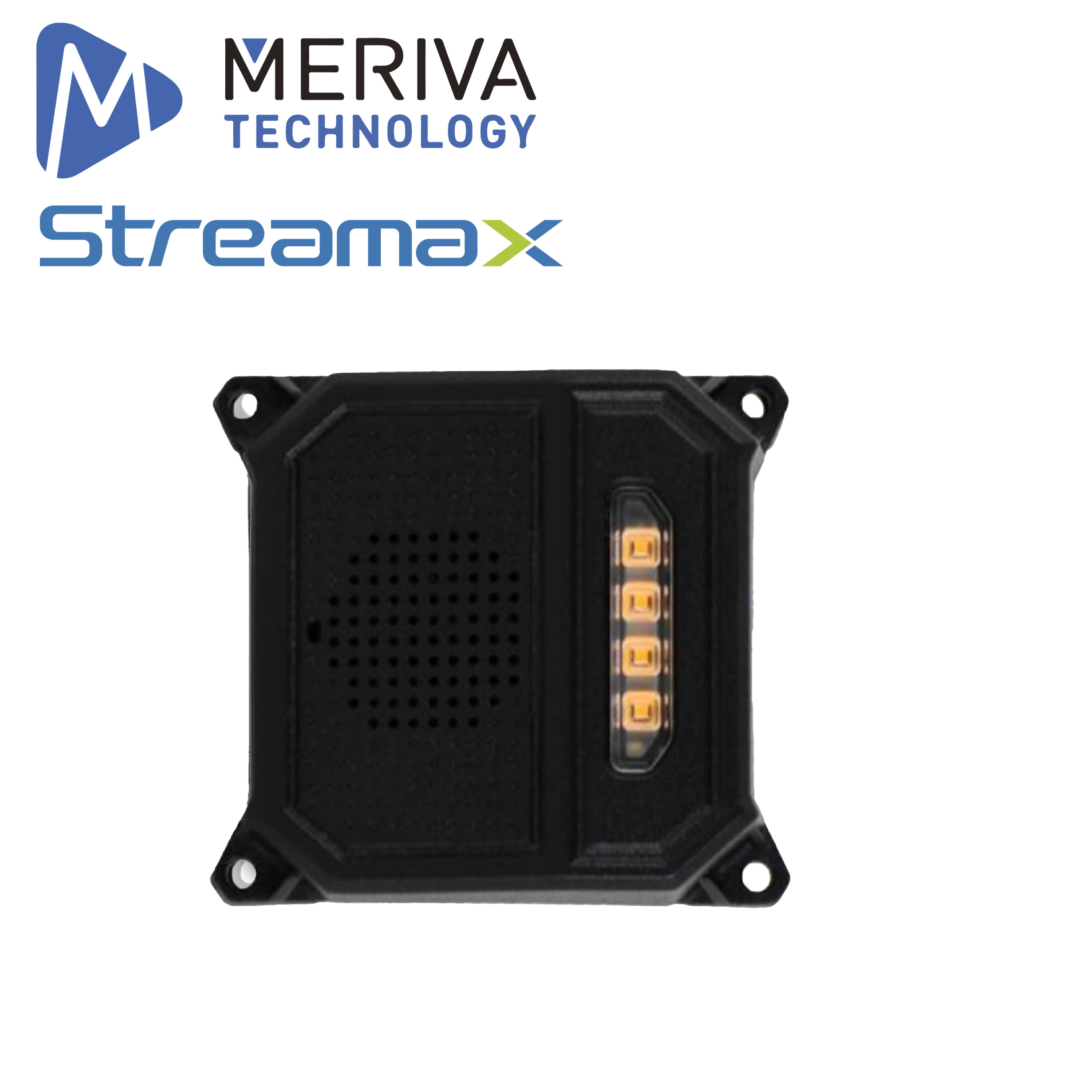 Mini Alarma Detectora De Peatones Streamax Mb2-r / Conector 5557-6PIN / Alarma Auditiva / Alarma Visual De Luz / Compatible Con Mcb2