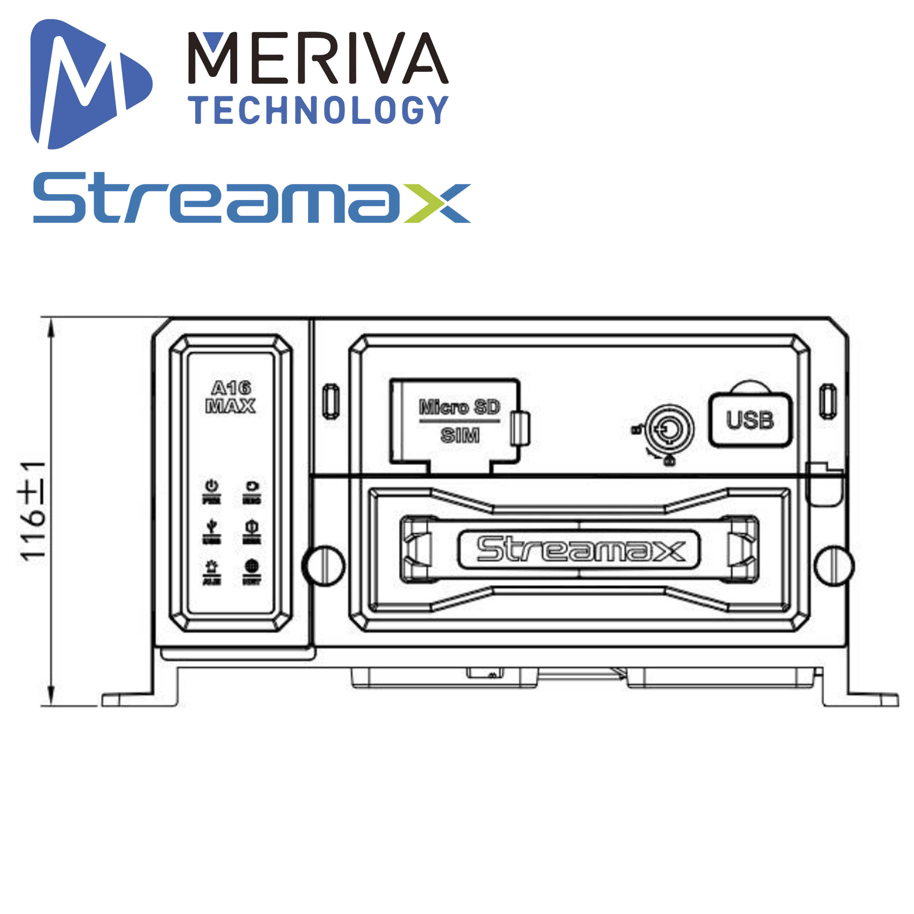 DVR Movil 24CH Streamax Ma16max / 12CH AHD + 12CH IP / 2MP / 7 Salidas De Video / 23 Entradas + 2 Salidas De Audio / 8 Entradas + 2 Salidas De Alarma / Modulo 4G / GPS / Modulo Wifi / 2 Puertos USB / 1 Puerto Wan + 1 Lan / Soporta 2 Micro Sd Hasta 512 GB + 1 Sata Hdd 3.5 Hasta 24 TB / 1 Ssd M.2 Hasta 2 TB (opcional) / 8-36 Vcd