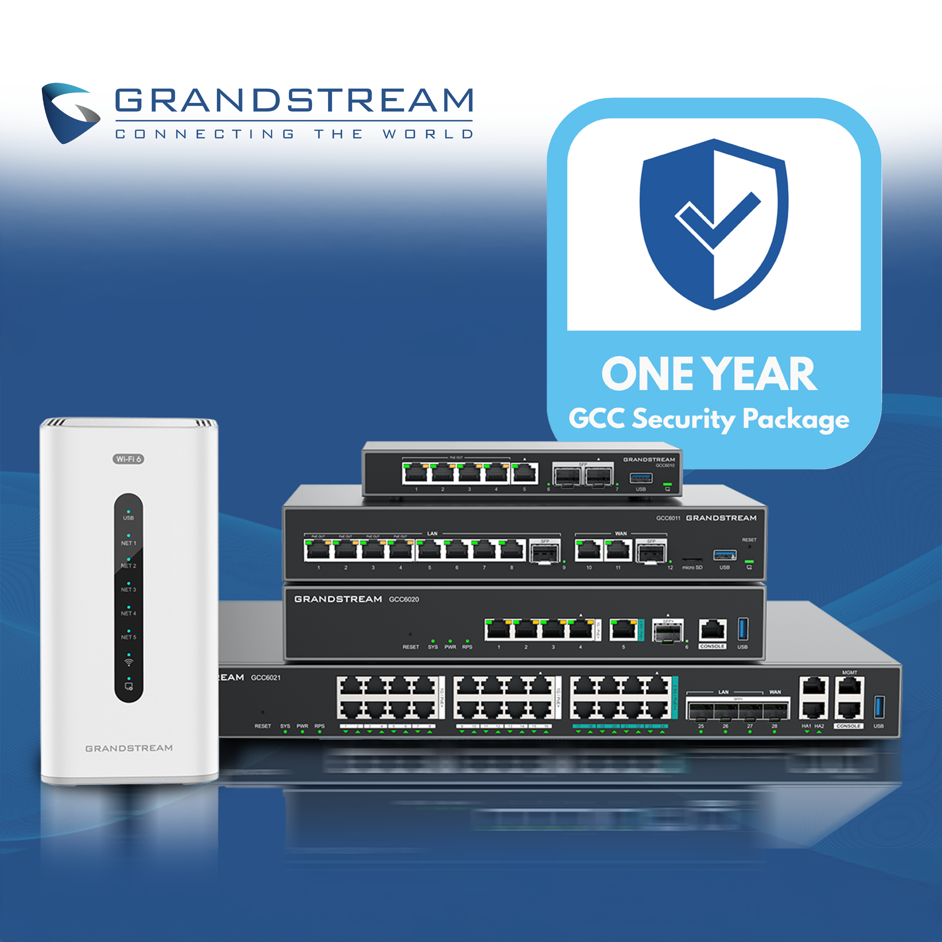 LICENCIA DE ACTUALIZACION FIREWALL 1 AÑO GRANDSTREAM GCC-FW-1Y-LICENSE / SERIE GCC6000 / PROTECCION ANTI-MALWARE / IDS/IPS / CONTROL E IDENTIFICACION DE CONTENIDO / SEGURIDAD WEB AVANZADA / INSPECCION PROFUNDA DE PAQUETES