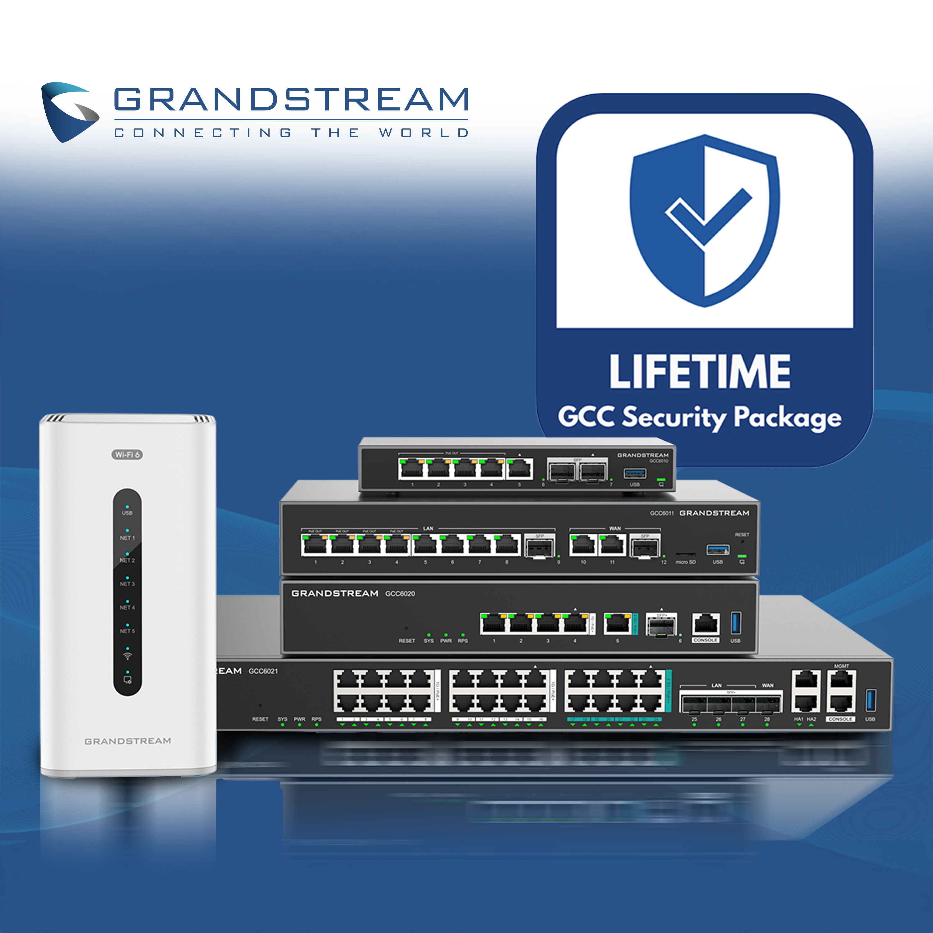 LICENCIA DE ACTUALIZACION FIREWALL DE POR VIDA GRANDSTREAM GCC-FW-LIFE-LICENSE / SERIE GCC6000 / PROTECCION ANTI-MALWARE / IDS/IPS / CONTROL E IDENTIFICACION DE CONTENIDO / SEGURIDAD WEB AVANZADA / INSPECCION PROFUNDA DE PAQUETES