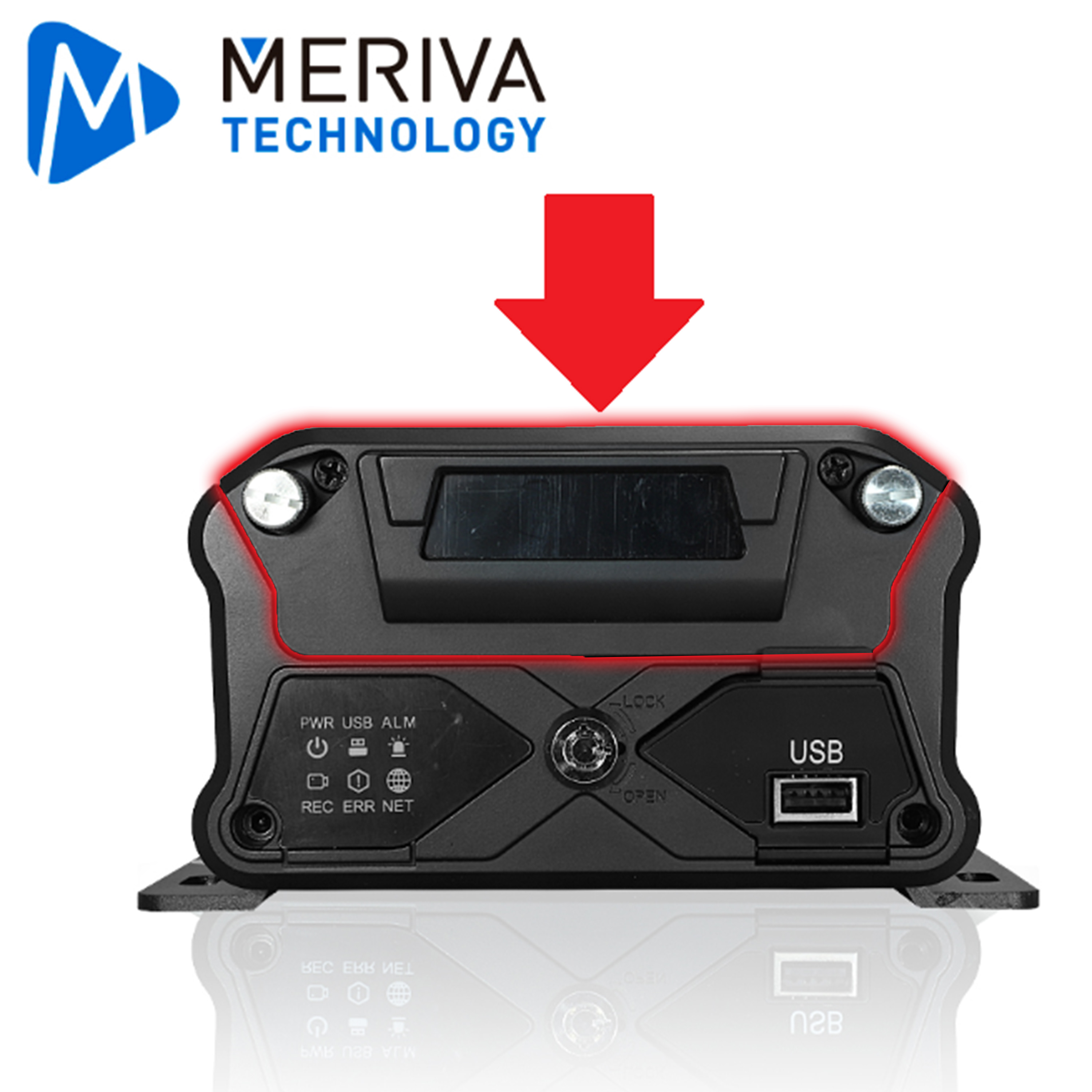 Bandeja Caddy Para Discos Duros Meriva Streamax Compatible Con Mdvr Serie X3