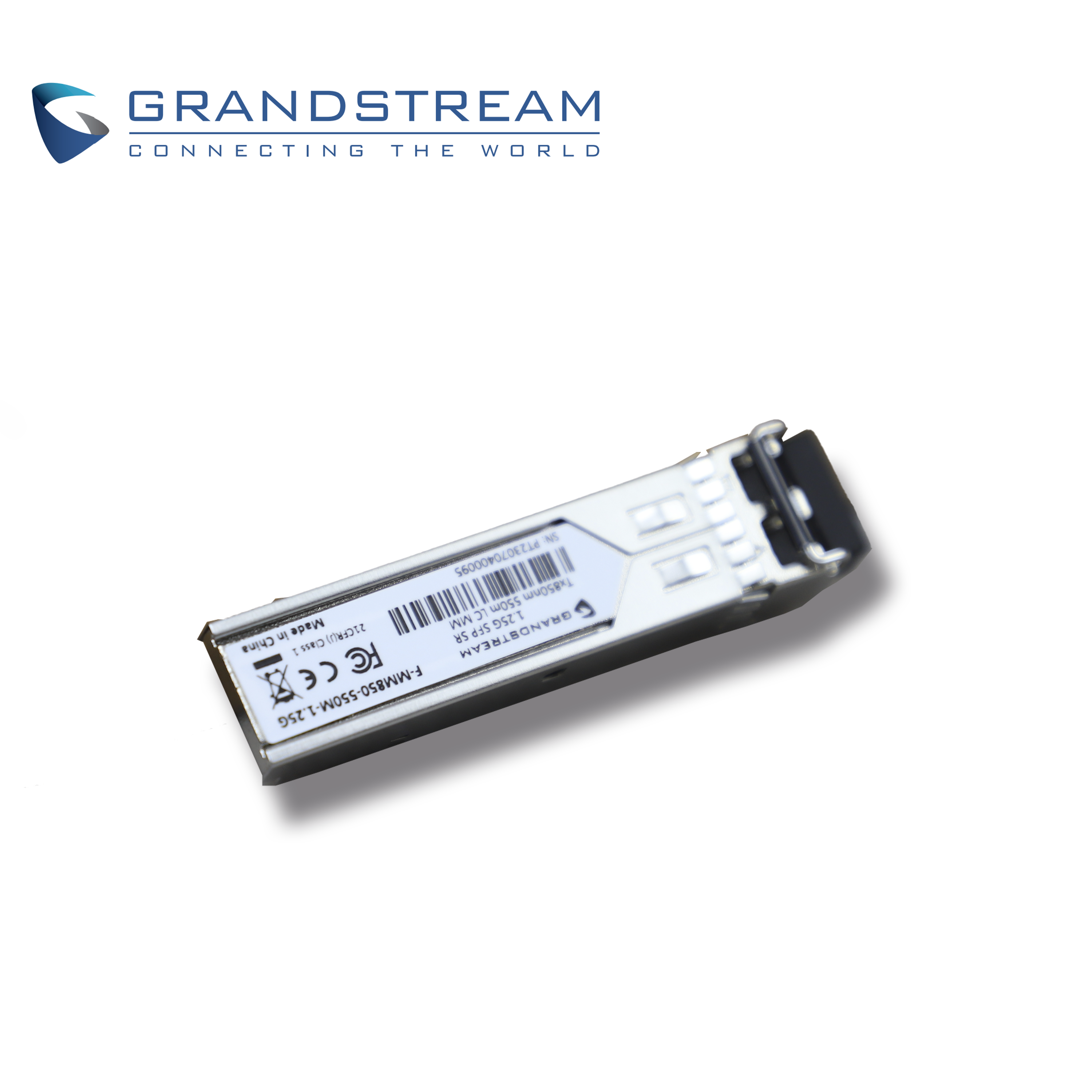 Transceptor De Fibra Optica Multimodo Grandstream F-mm850-550m-1.25g / Velocidad De Transmision 1.25GBPS / Conector Lc Duplex / 850NM De Longitud De Onda / Distancia Maxima 550M