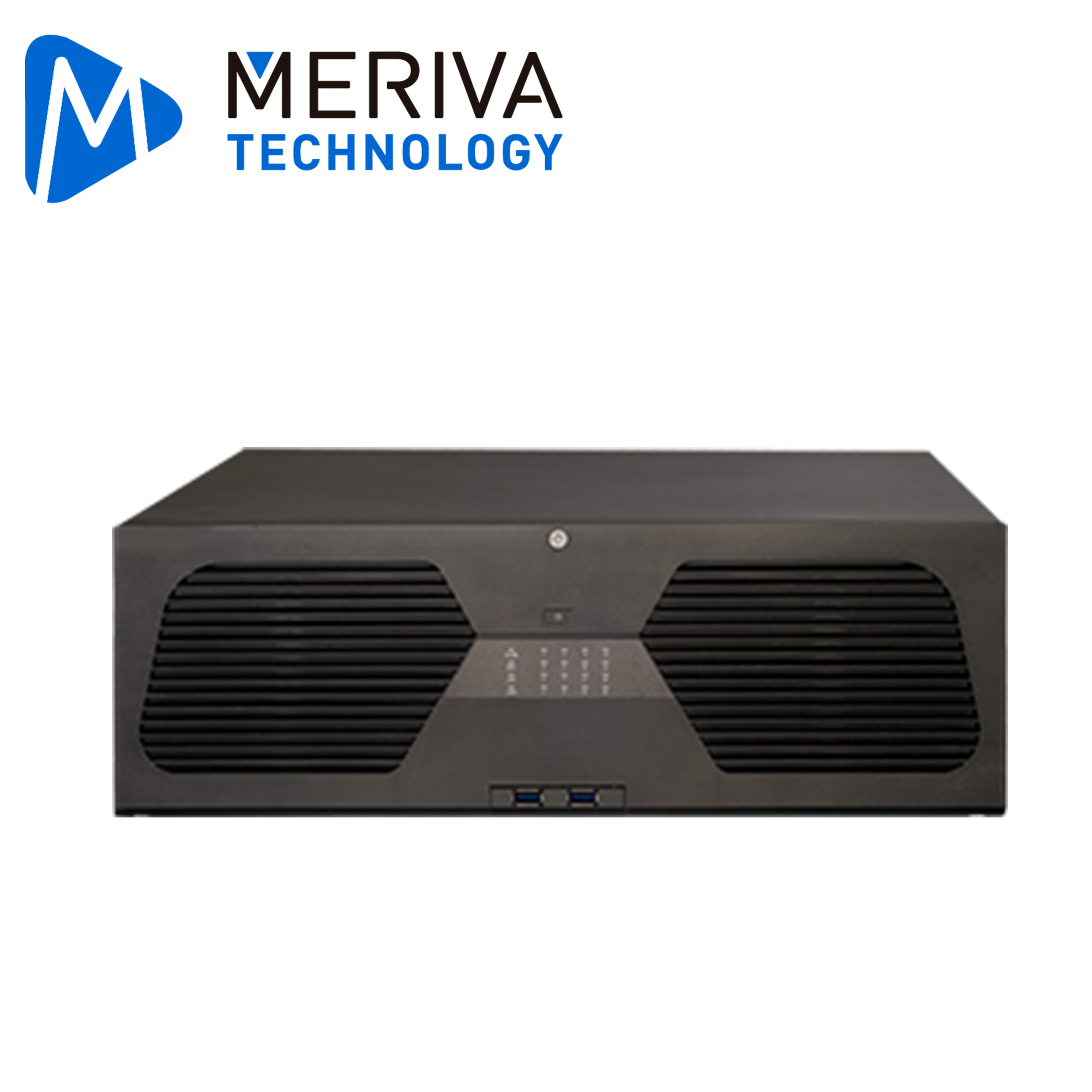 NVR 128 CH IP 16 MP MERIVA TECNOLOGY MNVR-16128A  / NO POE / ONVIF / SALIDA 1 HDMI 8K + 2 HDMI 4K + 1 HDMI Y 1 VGA 1080P / ANALITICAS MIA 2.0 INTELIGENCIA ARTIFICIAL / RECONOCIMIENTO FACIAL / RECONOCIMIENTO DE PLACA CON MAPR-200 Y/O MAPR-400N LPR / HASTA 16 HDD 10 TB CU / ALARMA I;O  24;8 / P2P / H.265S / 110 VCA / N9000