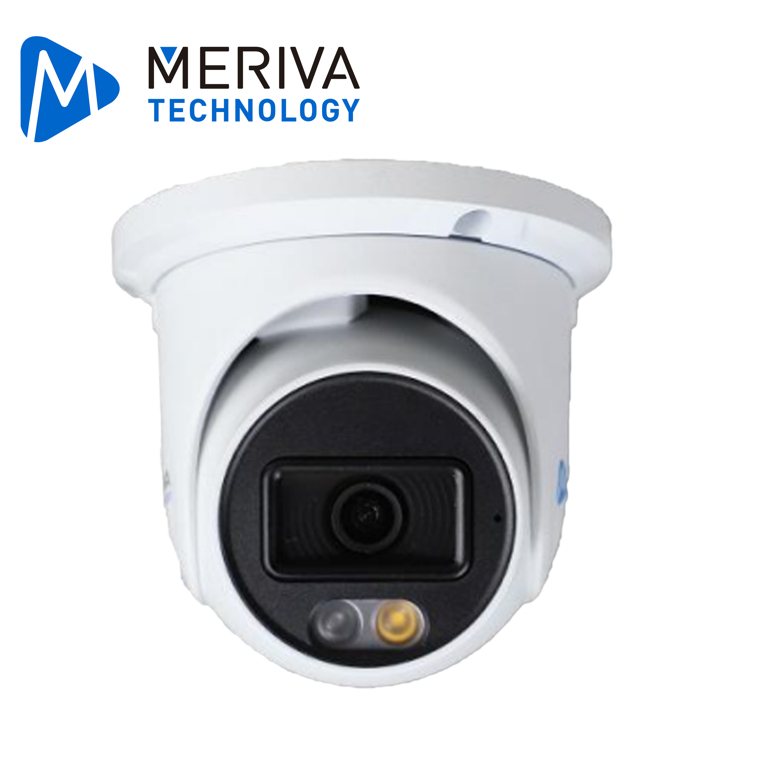CAMARA IP TURRET MERIVA TECHNOLOGY MTD-808D / 8MP / H.265+ / 2.8MM / ILUMINACION DUAL (20-30M IR / LUZ CALIDA) / IP67 / METALICA / 12 VCD / POE / SOPORTA MICRO SD HASTA 256 GB (NO INCLUIDA) / 1 ENTRADA DE AUDIO / MICROFONO INTEGRADO / MIA 2.0 / ONVIF / DETECCION DE PERSONA-VEHICULO-MOTOCICLETA