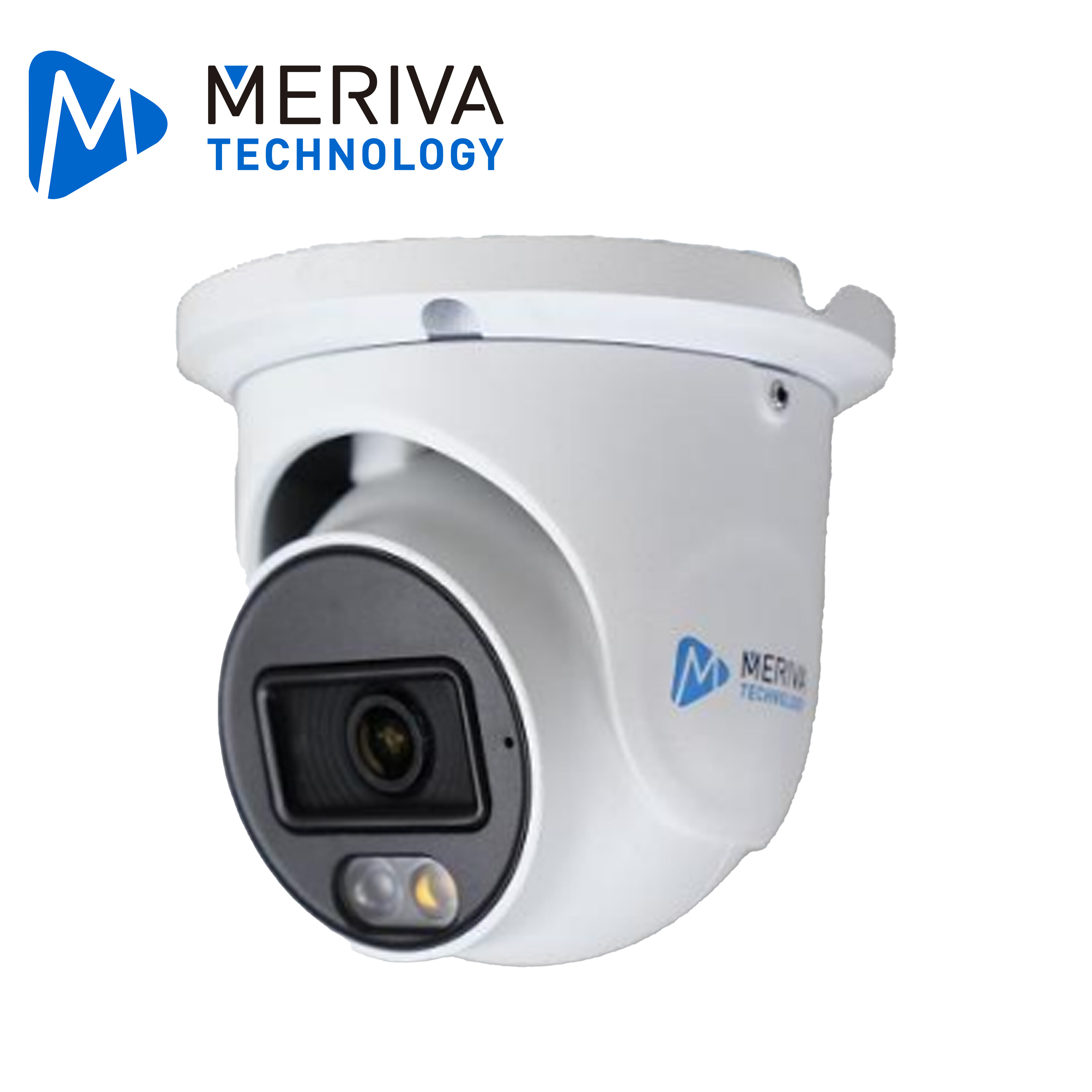 CAMARA IP TURRET MERIVA TECHNOLOGY MTD-808D / 8MP / H.265+ / 2.8MM / ILUMINACION DUAL (20-30M IR / LUZ CALIDA) / IP67 / METALICA / 12 VCD / POE / SOPORTA MICRO SD HASTA 256 GB (NO INCLUIDA) / 1 ENTRADA DE AUDIO / MICROFONO INTEGRADO / MIA 2.0 / ONVIF / DETECCION DE PERSONA-VEHICULO-MOTOCICLETA