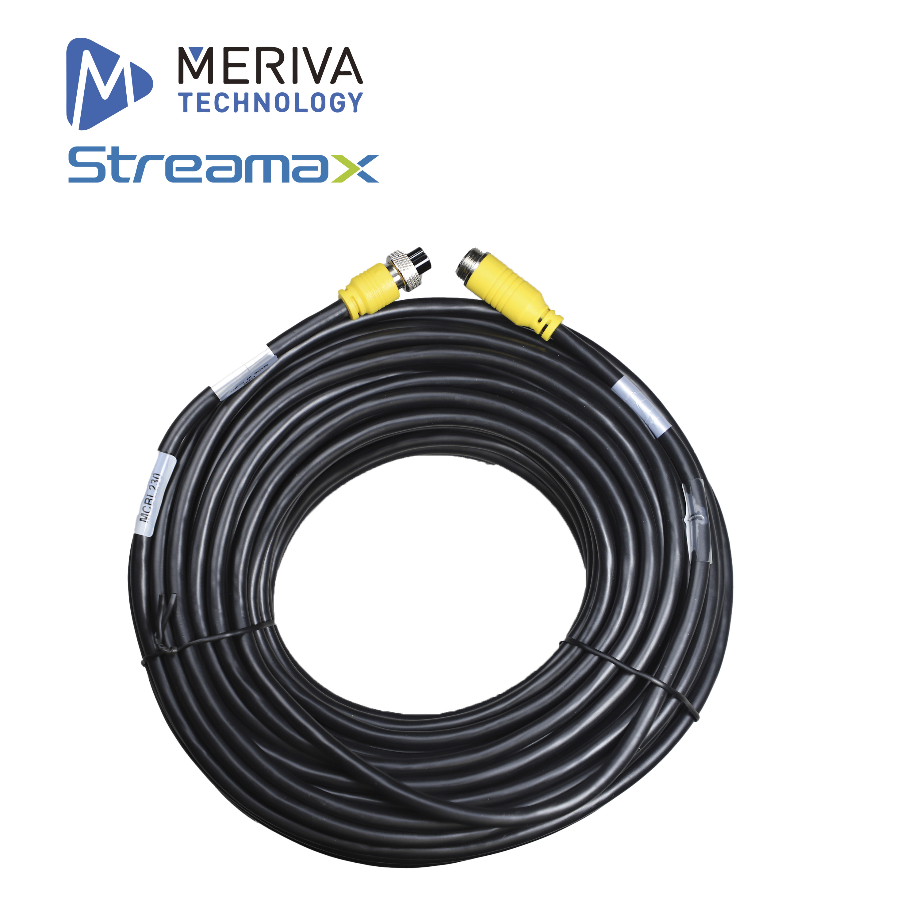 CABLE DIN DE AVIACION STREAMAX MCBL230 / 4 PINES / 23 METROS / COMPATIBLE CON CAMARAS AHD