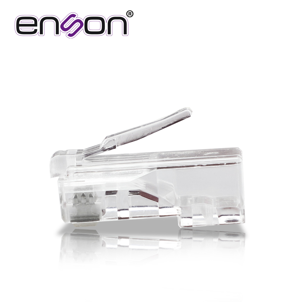 Conector RJ45 Para Cable UTP Cat6a Enson Rj45-cat6a / 8 Pines / Barra De Carga / Velocidad Hasta 10GBPS