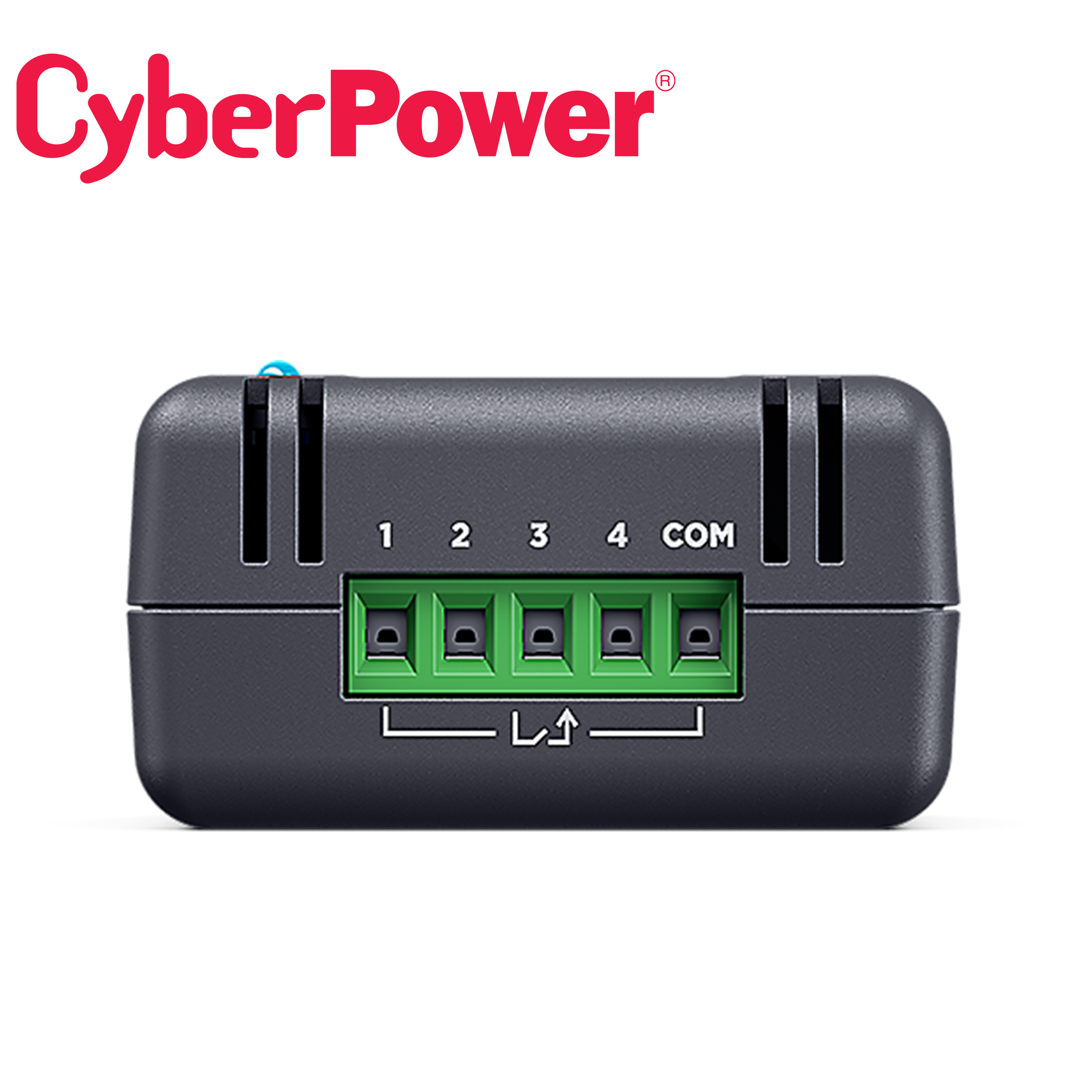 Tarjeta Sensor Ambiental Snev001 Cyberpower / Monitorea Temperatura Y Humedad / 2 Puertos RJ45 En Cadena Hasta 8 Unidades / 4 Contactos Secos Para Alarmas / Compatible Con Rmcard205