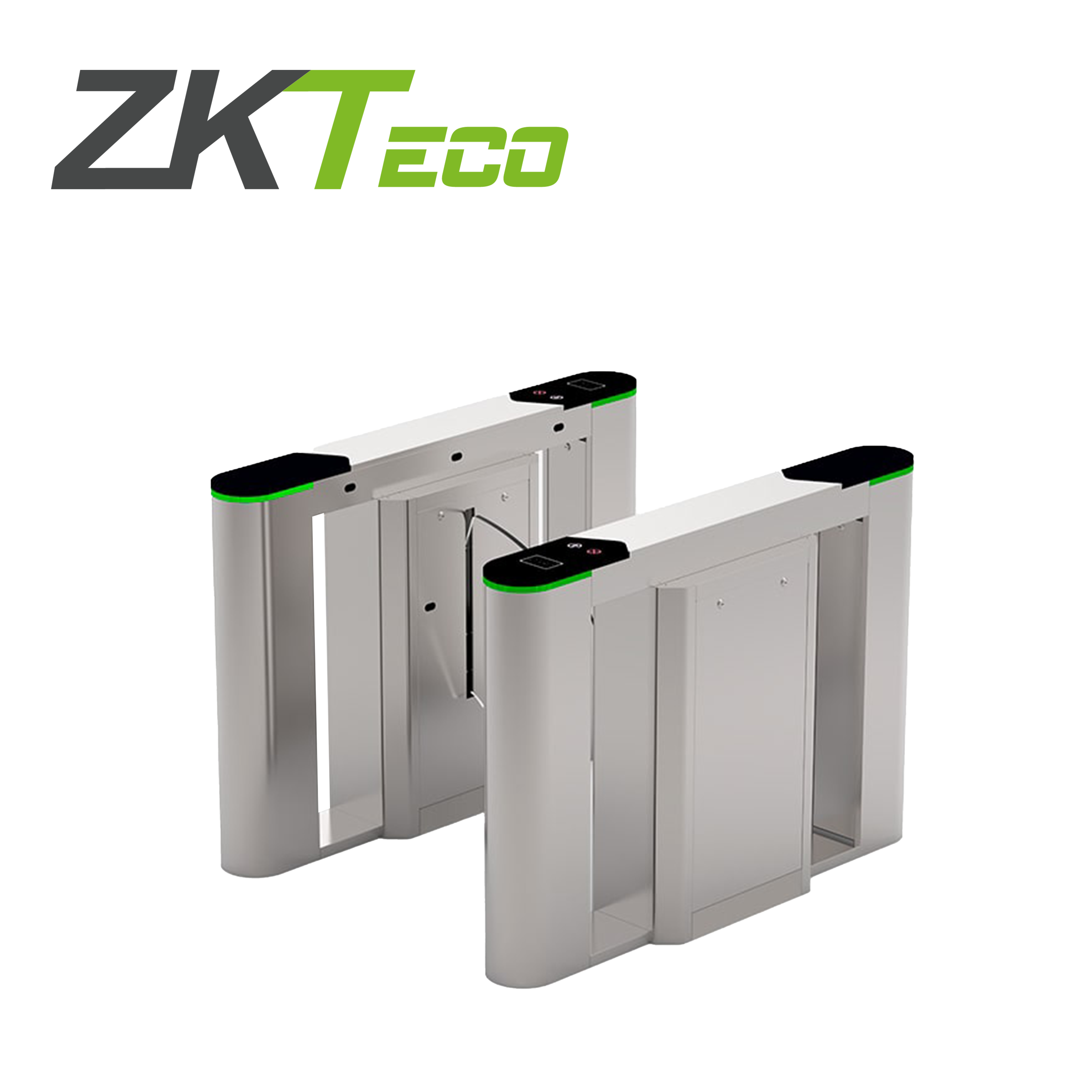 TORNIQUETE DE MEDIA ALTURA CON ALETAS ACRILICAS BIDIRECCIONAL ZKTECO FBL6000 CONSTRUIDA EN ACERO INOXIDABLE PARA CREAR UN CARRIL VELOCIDAD DE CRUCE DE 30 PERSONAS POR MINUTO INSTALACION EN INTERIOR EQUIPADO CON INFRAROJOS PARA EL CRUCE DE PERSONAS COMBINABLE CON FBL6200 PARA CREAR MAS CARRILES NO INCLUYE PANEL NI LECTORA
