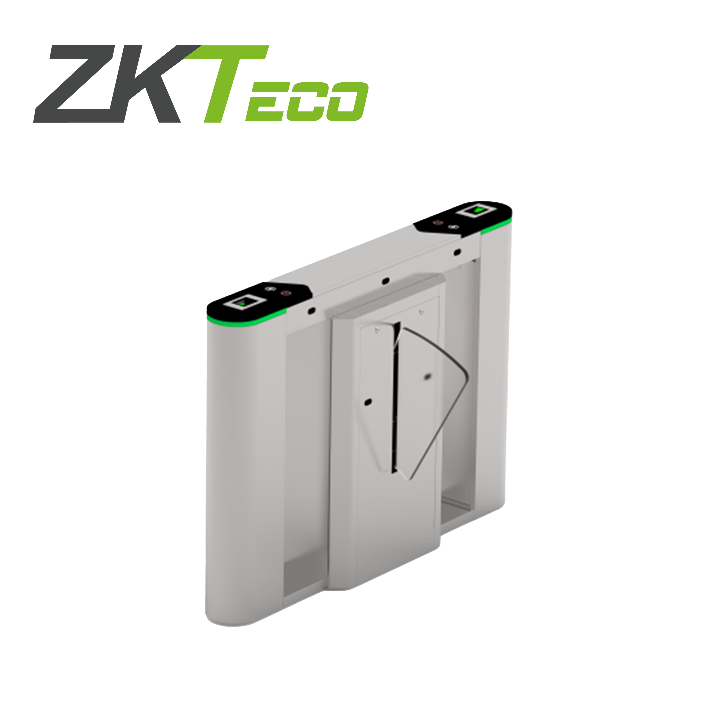 TORNIQUETE DE MEDIA ALTURA MODULO CENTRAL CON ALETAS ACRILICAS BIDIRECCIONAL ZKTECO FBL6200 CONSTRUIDO EN ACERO INOXIDABLE VELOCIDAD DE CRUCE DE 30 PERSONAS POR MINUTO INSTALACION EN INTERIOR EQUIPADO CON INFRAROJOS PARA EL CRUCE DE PERSONAS REQUIERE COMBINARSE CON FBL6000 PARA CREAR CARRILES NO INCLUYE PANEL NI LECTORAS
