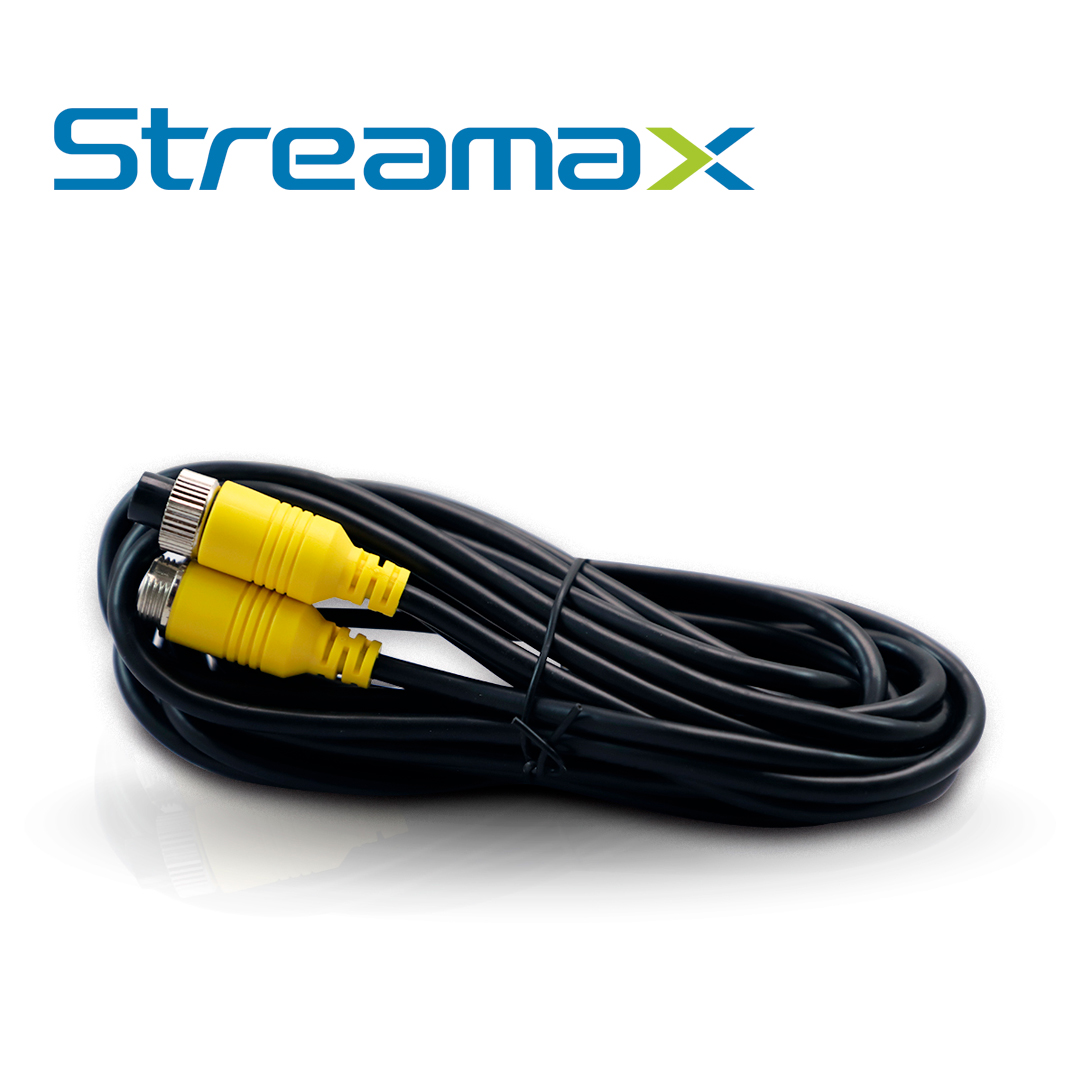 Cable Din De Aviacion Serie Eco Meriva Technology Mcbeip50 / 6 Pines / 5 Metros / Compatible Con Camaras IP