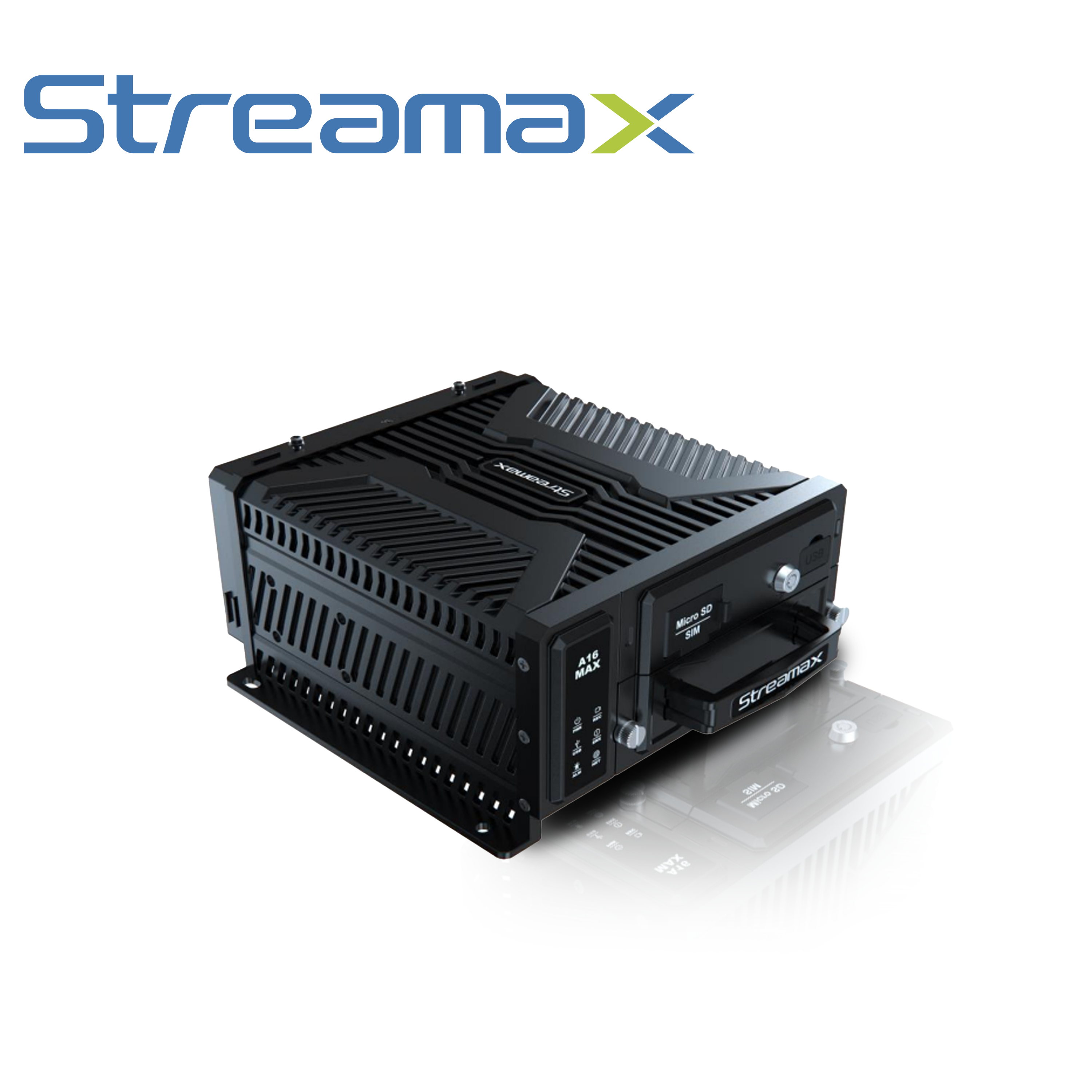 DVR MOVIL 24CH STREAMAX MA16MAX / 12CH AHD + 12CH IP / 2MP / 7 SALIDAS DE VIDEO / 23 ENTRADAS + 2 SALIDAS DE AUDIO / 8 ENTRADAS + 2 SALIDAS DE ALARMA / MODULO 4G / GPS / MODULO WIFI / 2 PUERTOS USB / 1 PUERTO WAN + 1 LAN / SOPORTA 2 MICRO SD HASTA 512 GB + 1 SATA HDD 3.5 HASTA 24 TB / 1 SSD M.2 HASTA 2 TB (OPCIONAL) / 8-36 VCD