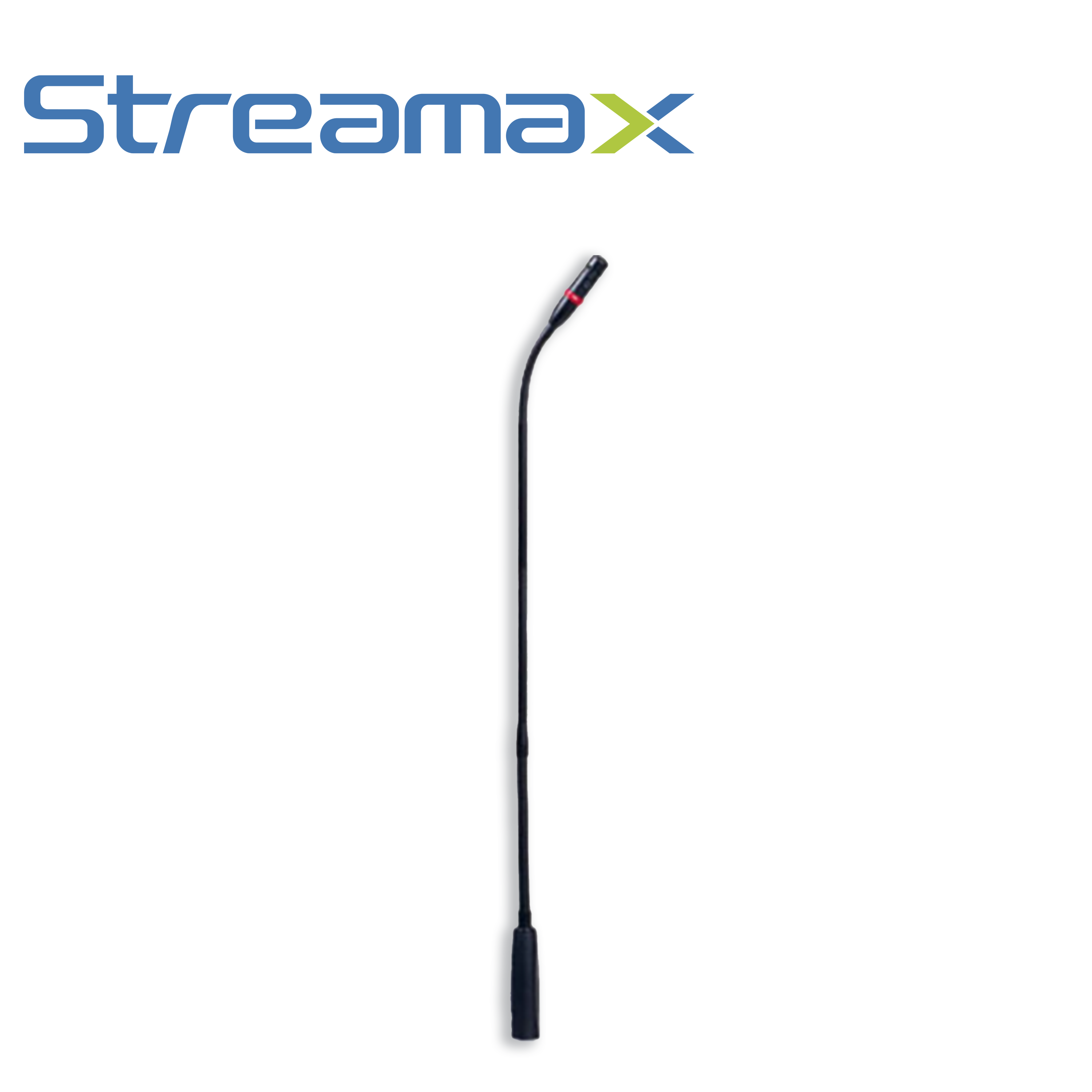 MICROFONO TIPO CUELLO DE GANSO STREAMAX MGOOSENECK / CONECTOR 5557-4PIN / 0.85 METROS / INSTALACION VERTICAL / COMPATIBLE CON MA16MAX