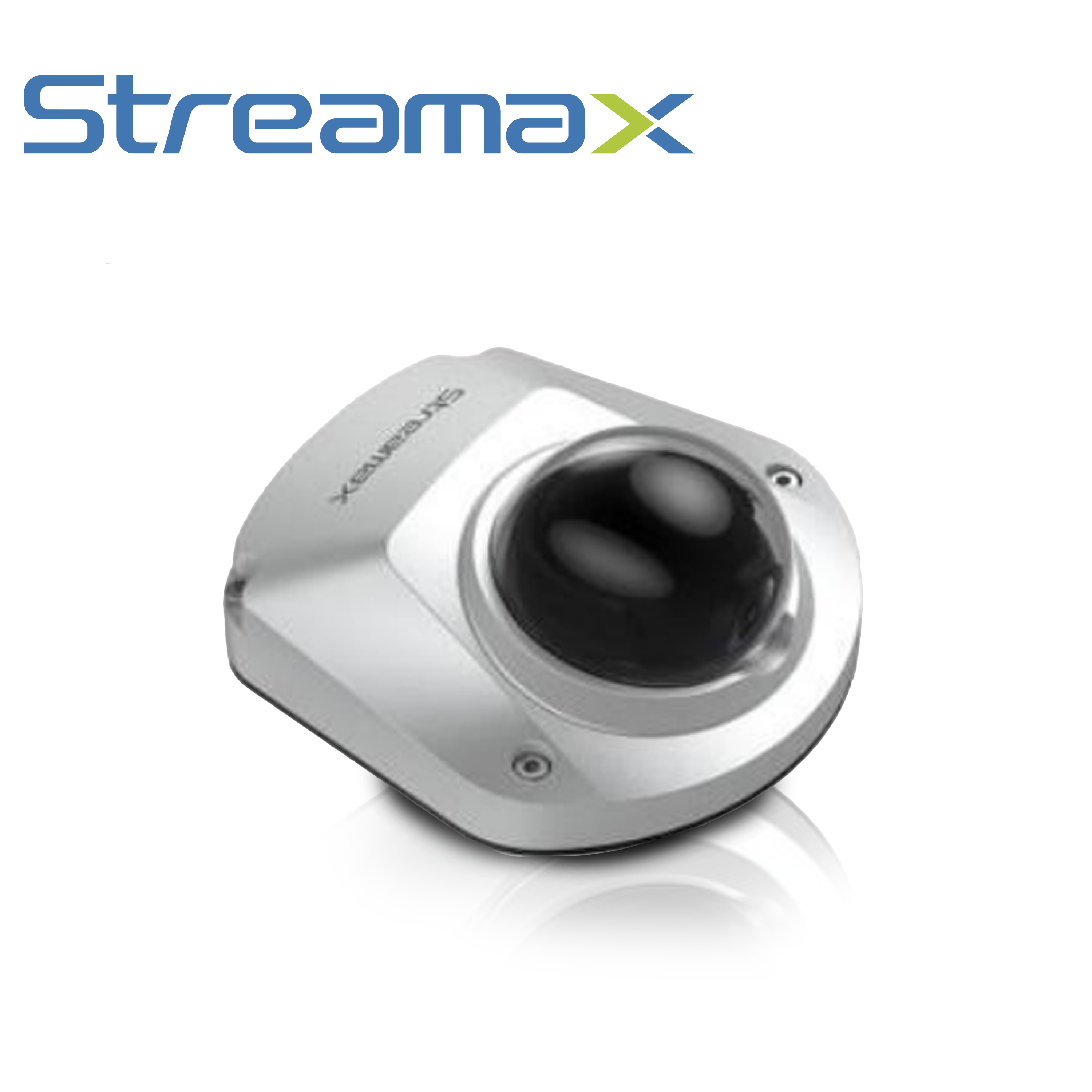 CAMARA DOMO IP STREAMAX M955C25 / 2MP / 2.8MM / 8M IR / IP65 / CONECTOR DIN 6 PINES / 12 VCD / INTERIOR / MICROFONO INTEGRADO