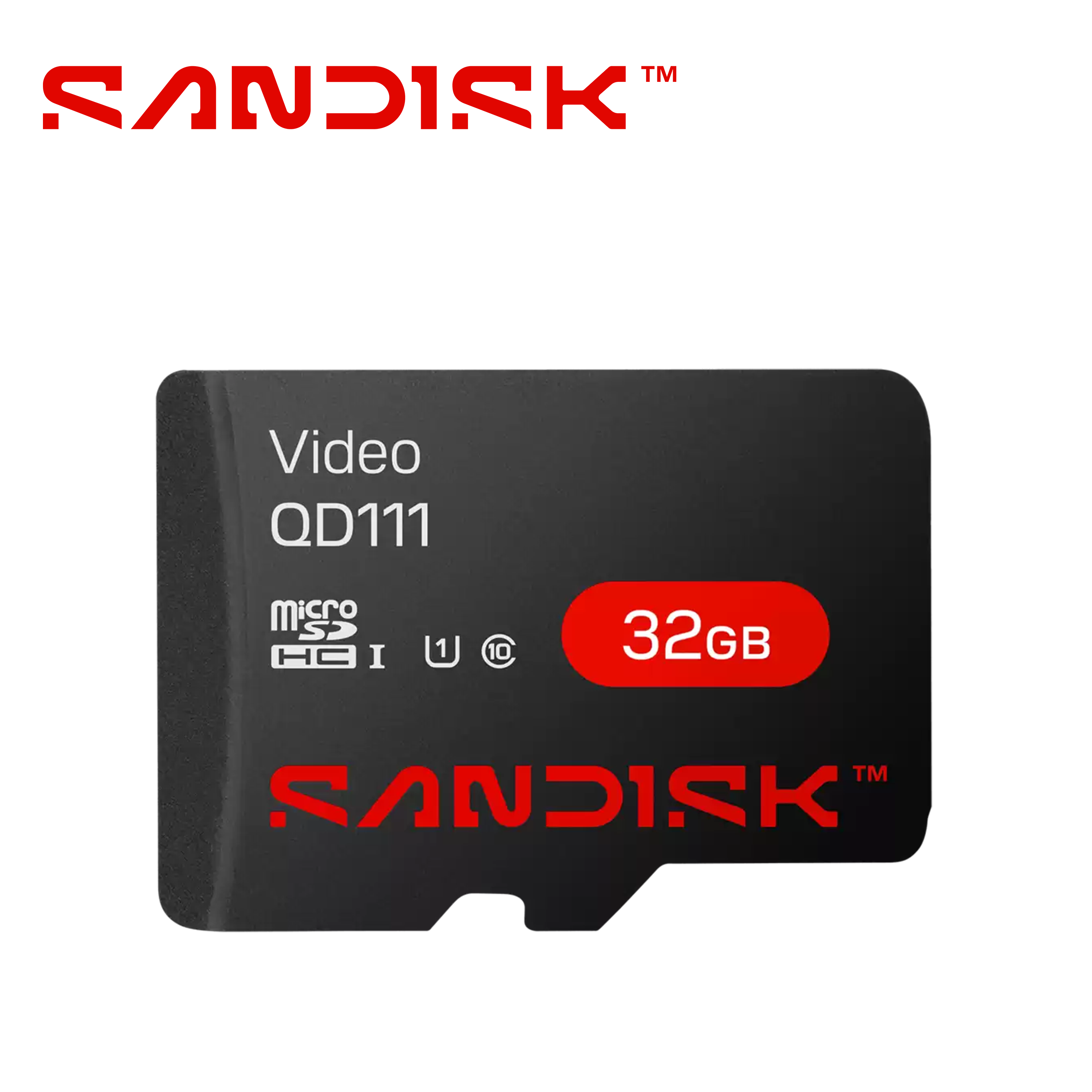 Tarjeta Memoria Micro Sd Xc Sandisk Video 32GB Sdsdqas4-032g-bp / Optimizada Para Videovigilancia 24/7 / Alta Resistencia / Opera En Temperaturas De -25 A 85 Grados Centigrados / Especial Para Camaras IP Y DVR Movil