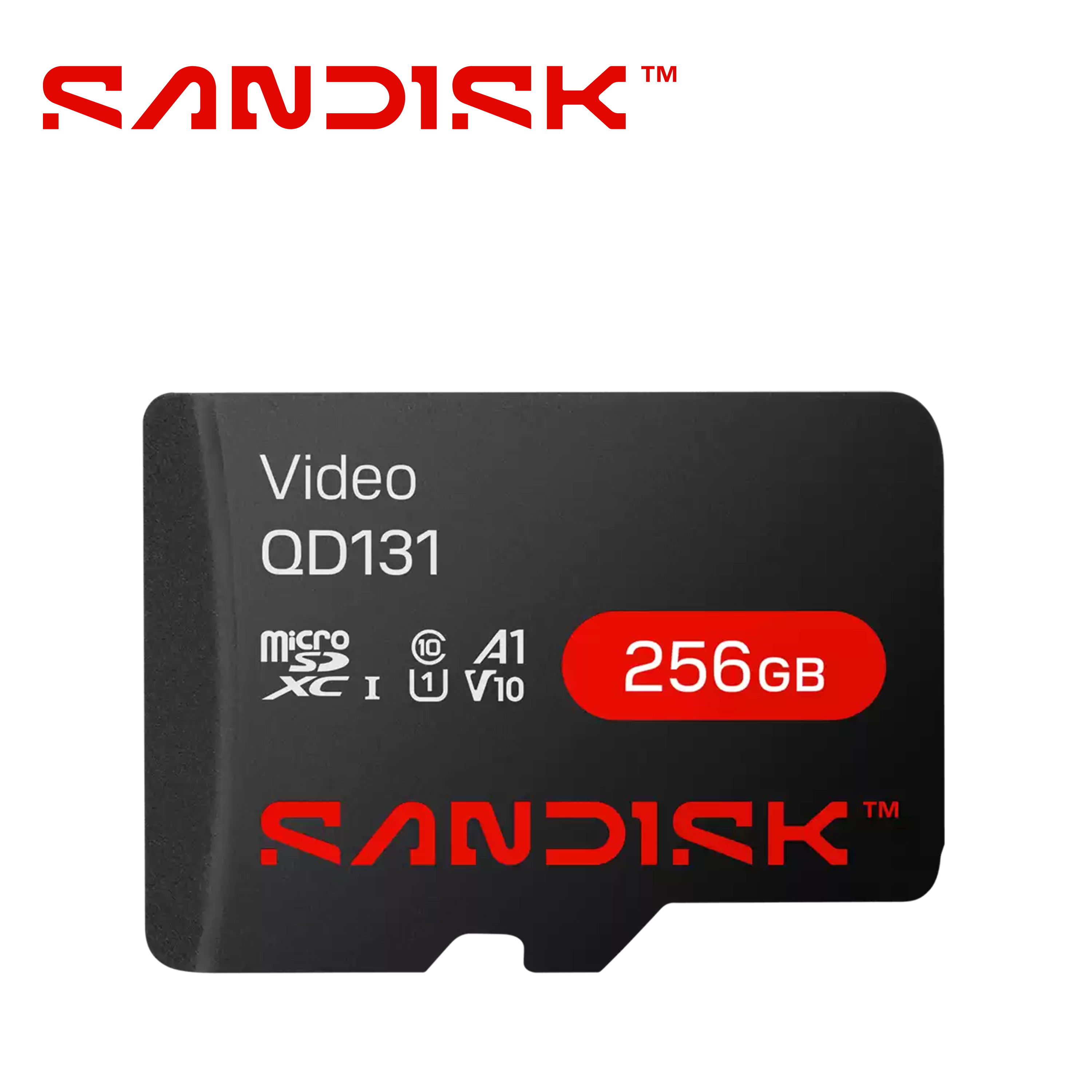 TARJETA MEMORIA MICRO SD XC SANDISK VIDEO 256GB SDSDQAS5-256G-BP / OPTIMIZADA PARA VIDEOVIGILANCIA 24/7 / ALTA RESISTENCIA / OPERA EN TEMPERATURAS DE -25 A 85 GRADOS CENTIGRADOS / ESPECIAL PARA CAMARAS IP Y DVR MOVIL