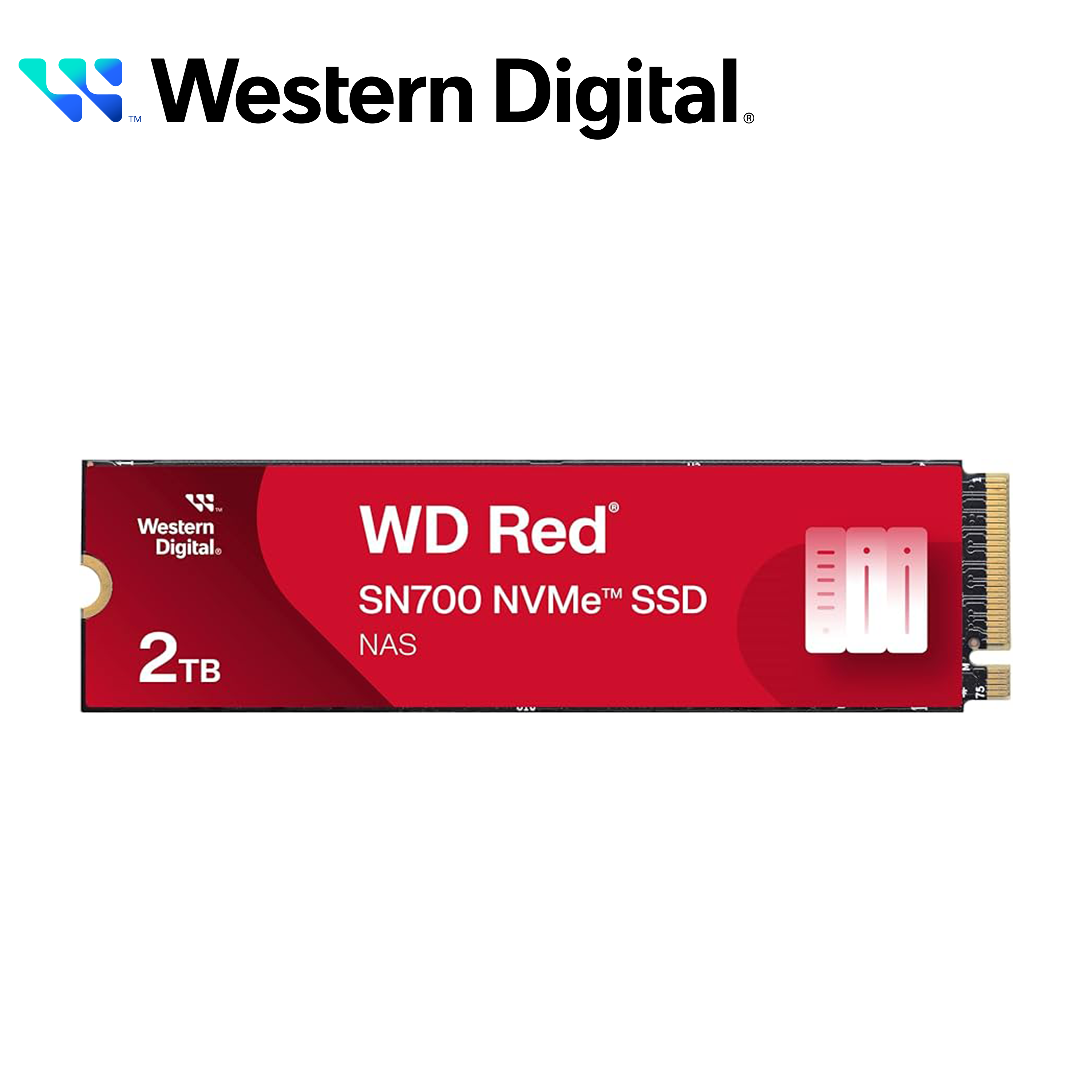 Ssd Wd Red Wds200t1r0c 2TB Sn700 Nvme M.2 Pci Express 3.0 Escritura 2900 Mbs Lectura 3400MBS