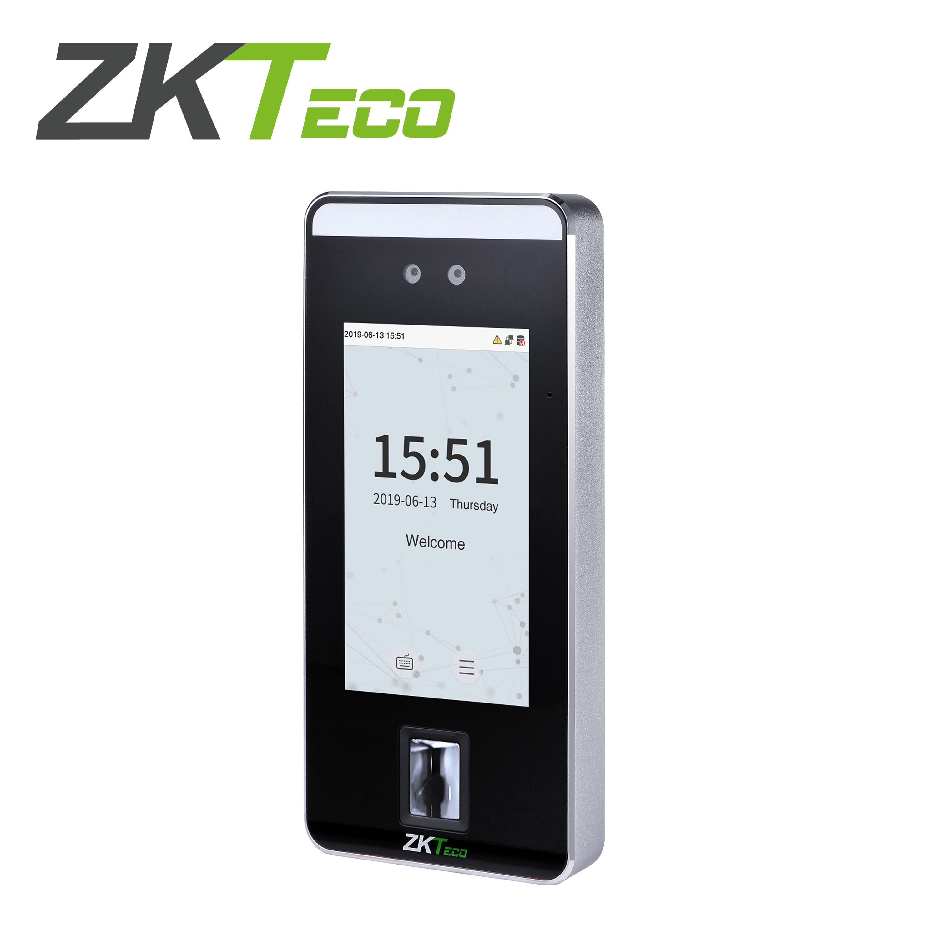 CONTROL DE ACCESO ZKTECO MODELO SPEEDFACE V5L / RECONOCIMIENTO FACIAL / ID Y HUELLAS / ACCESO AVANZADO / ASISTENCIA BASICO / PANTALLA 5 PULGADAS / 10,000 ROSTROS / 10,000 HUELLAS / 10,000 TARJETAS / 200,000 EVENTOS / REQUIERE LICENCIA ZKBIO CVSECURITY- BIOACCESS - BIOTIME PRO / CAMBIO DE MODO DE TRABAJO