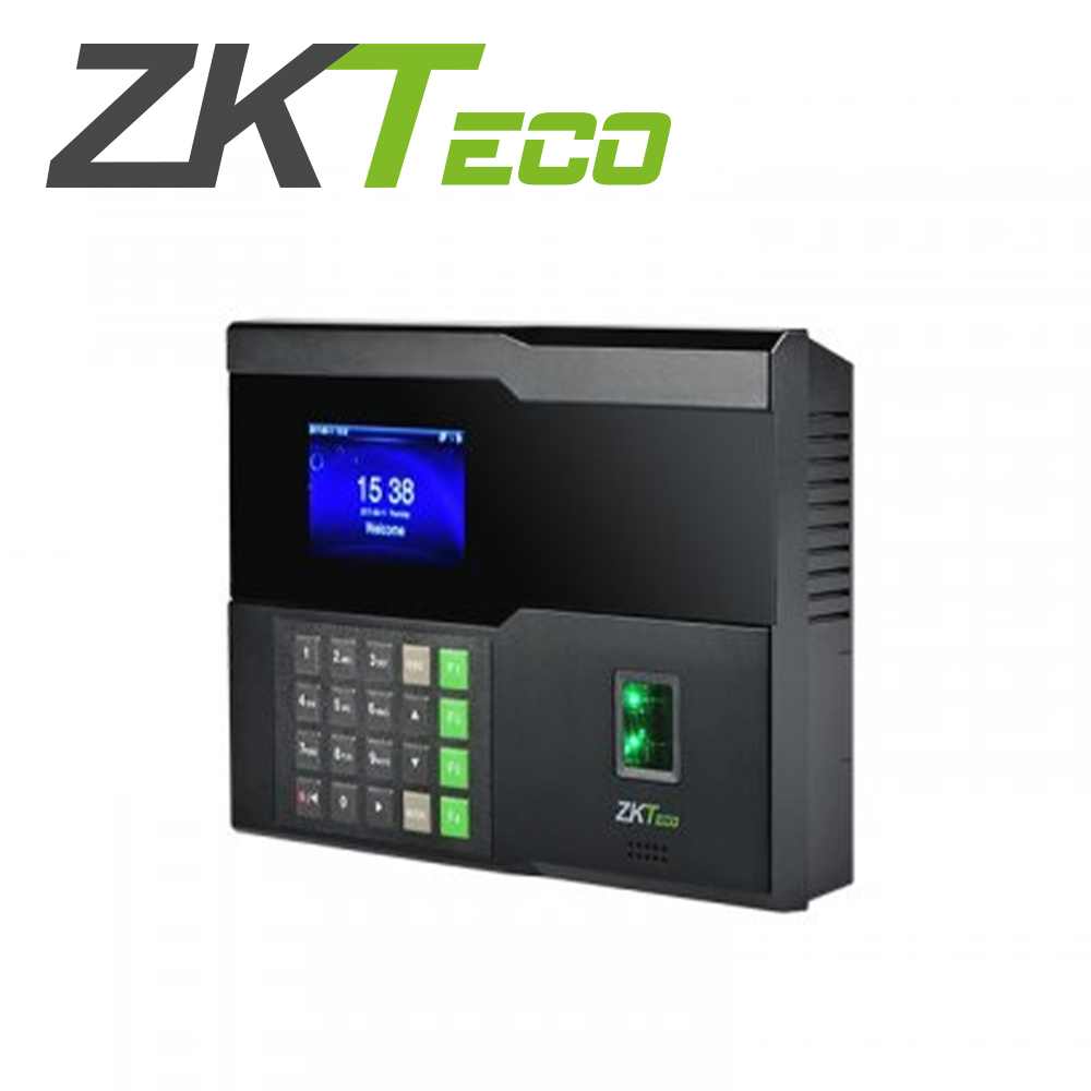 Checador De Asistencia Zkteco In05/mf Adms Biometrico Silkid 3,000 Huellas 10,000 Tarjetas 13.56MHZ 100,000 Registros Tcp/ip POE Wifi Rs232 Bateria De Respaldo Interna