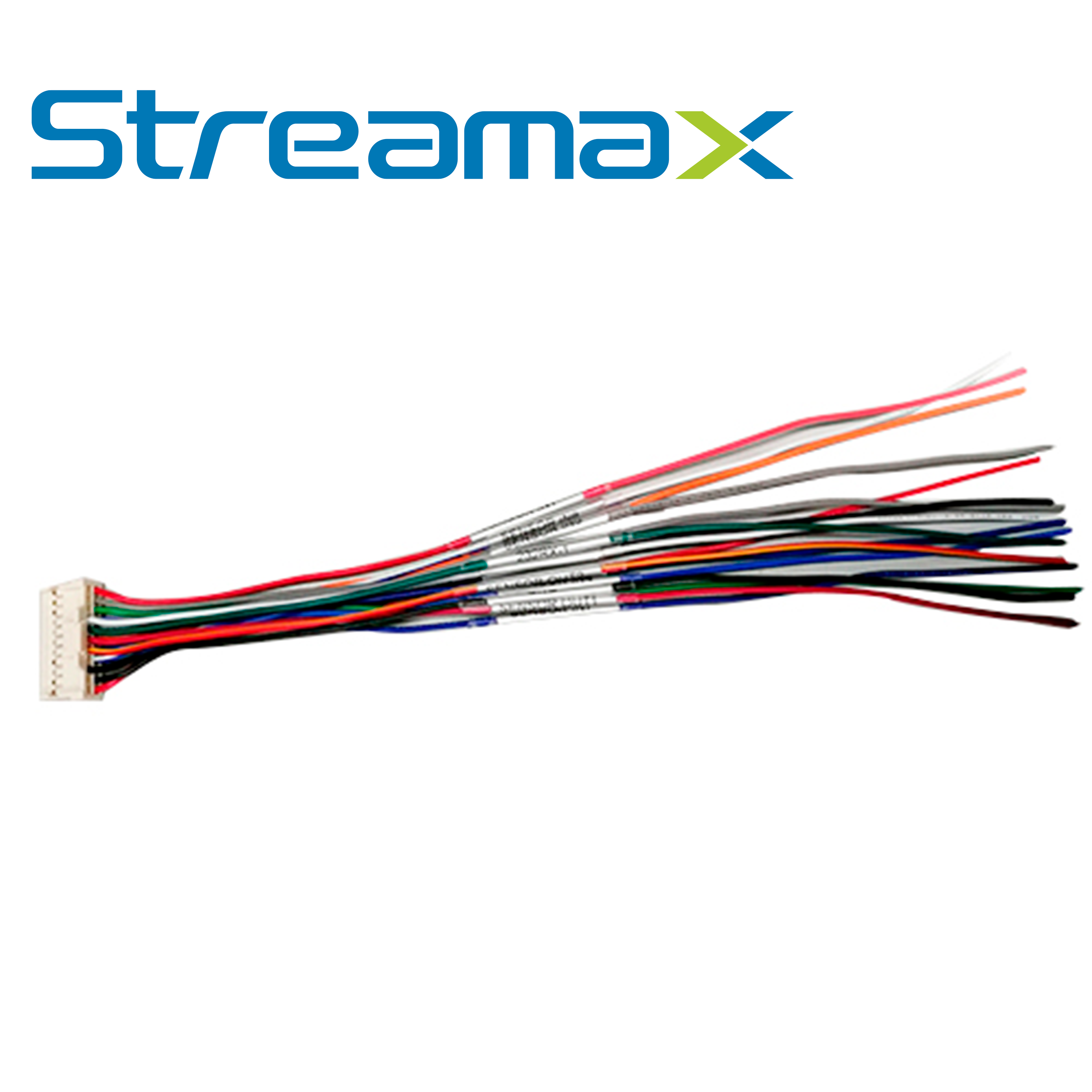 Cable De Alarma Meriva Technology Mserialx3 8 Entradas + 2 Salidas De Alarma / Rs232 / 12V / 5V / Gnd Compatible Con El Grabador Movil Mx3-hdg3gw 