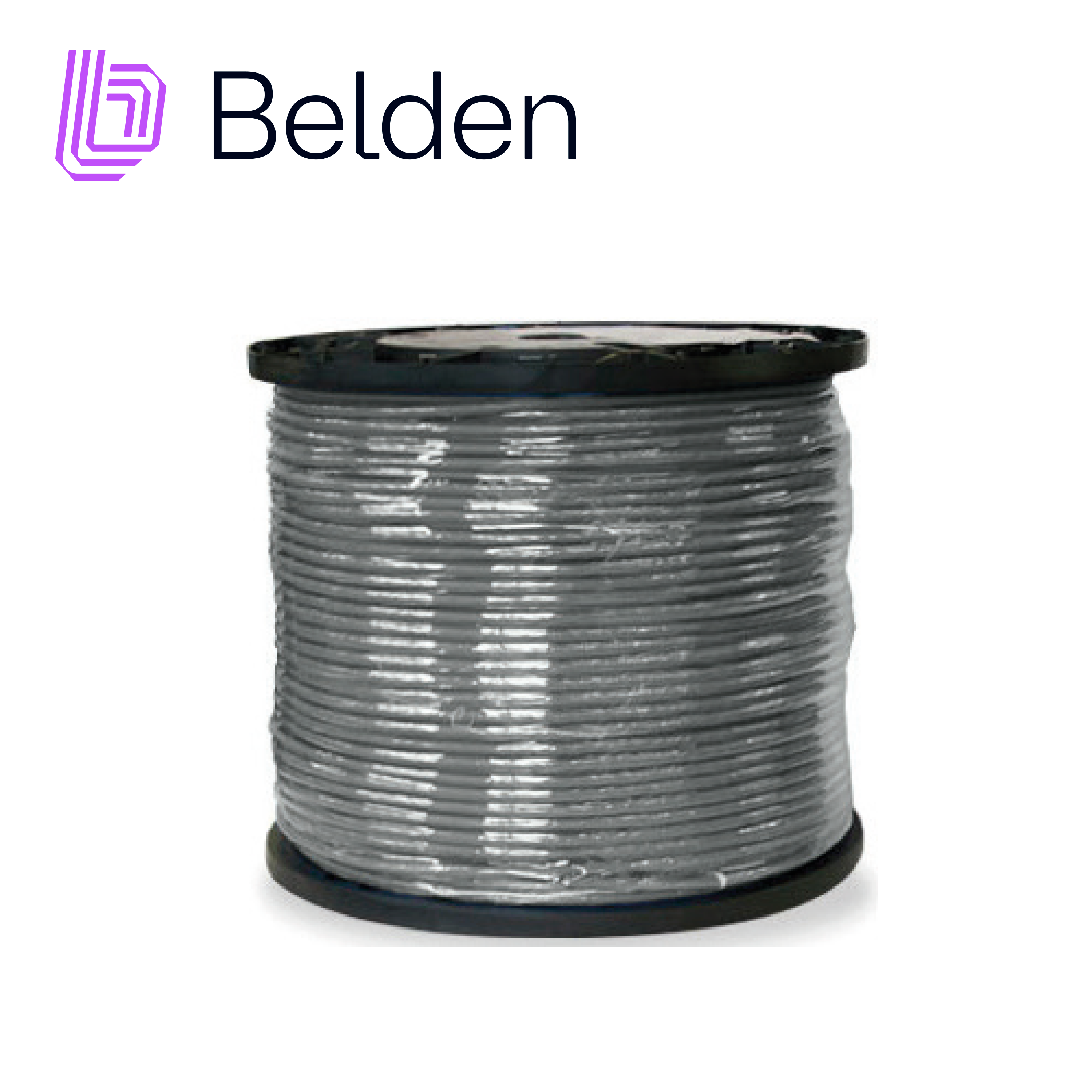 CABLE DE SEGURIDAD Y SONIDO BELDEN 5506FE 0081000 / INTERIOR / GRIS / 8 CONDUCTORES / 22 AWG / FORRO PVC / CMR / BLINDADO / BOBINA / 1,000 PIES 305 METROS