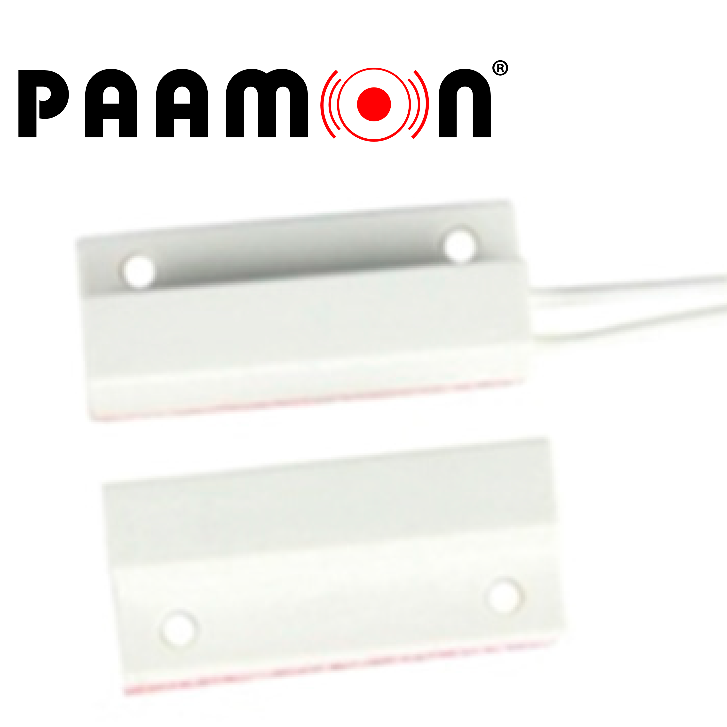CONTACTO MAGNETICO MONTAJE EN SUPERFICIE PAAMON PM-MS13S / TIPO NORMALMENTE ABIERTO /USO EN INTERIOR / GAP 15-20 MM / CABLEADO / COLOR BLANCO