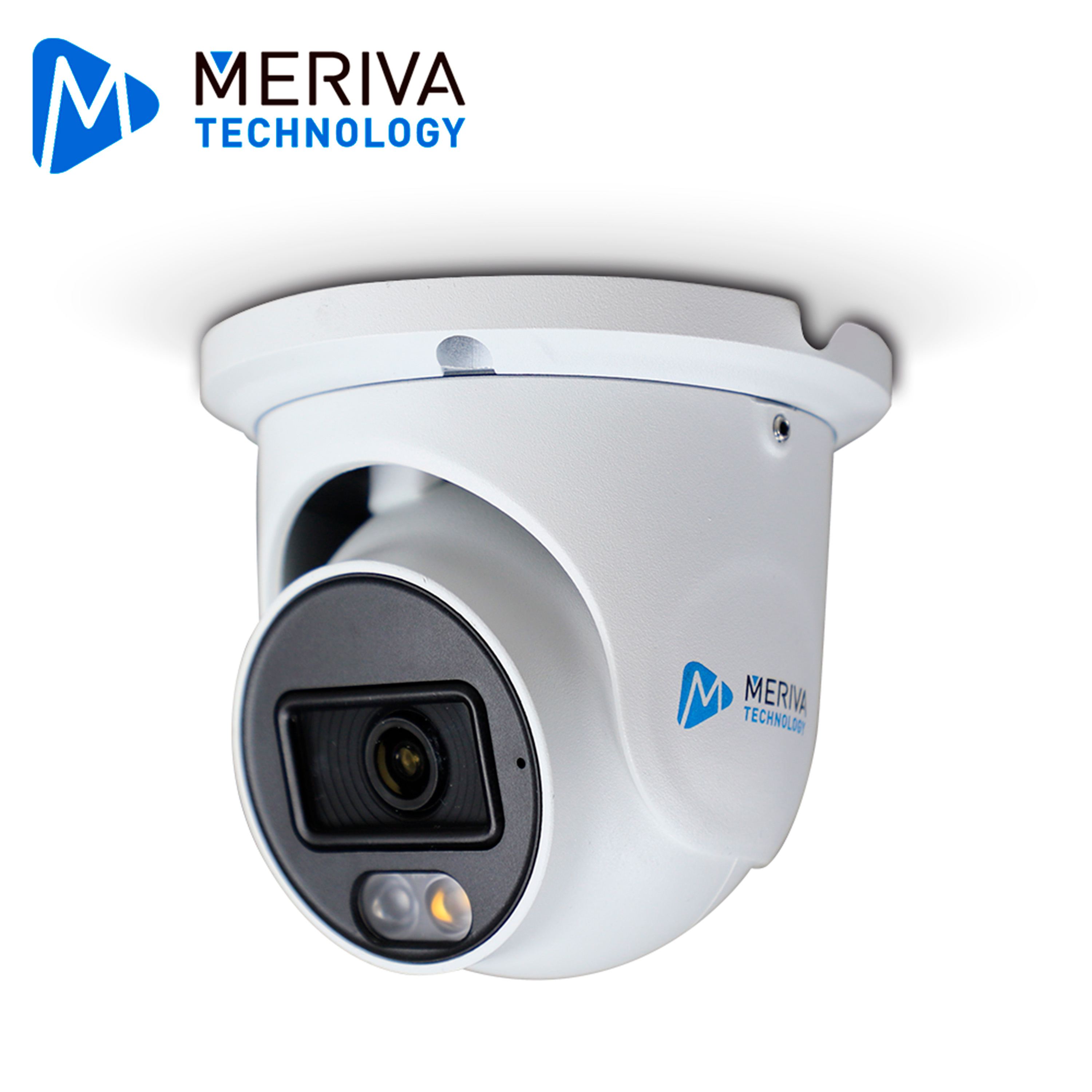 CAMARA IP TURRET MERIVA TECHNOLOGY MTD-800FS4D / 8MP / H.265+ / 2.8MM / ILUMINACION DUAL (20-30M IR / LUZ CALIDA) / IP67 / METALICA / 12 VCD / POE / SOPORTA MICRO SD HASTA 256 GB (NO INCLUIDA) / 1 ENTRADA DE AUDIO / MICROFONO INTEGRADO / MIA 2.0 / ONVIF / DETECCION DE PERSONA-VEHICULO-MOTOCICLETA