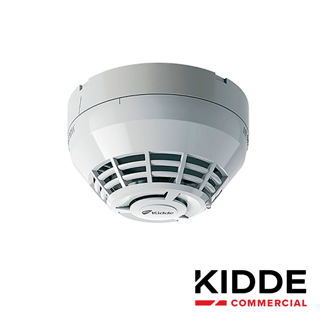 DETECTOR DIRECCIONABLE KIDDE KI-OSHD OPTICO DE HUMO Y TEMPERATURA, REQUIERE BASE DE LA SERIE KI PARA SU INTEGRACION CON LOS PANELES COMPATIBLES (VS1 Y VS4)
